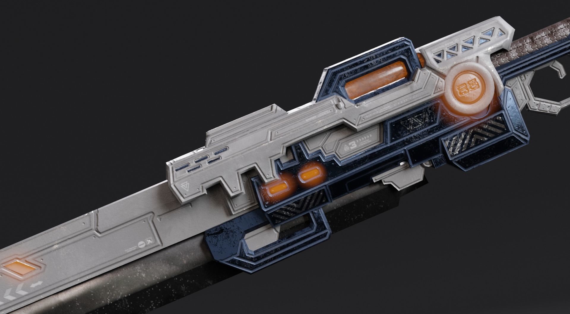 Low Poly - Cybernetic Soldier Perseus - Complete Low-poly 3D model_29