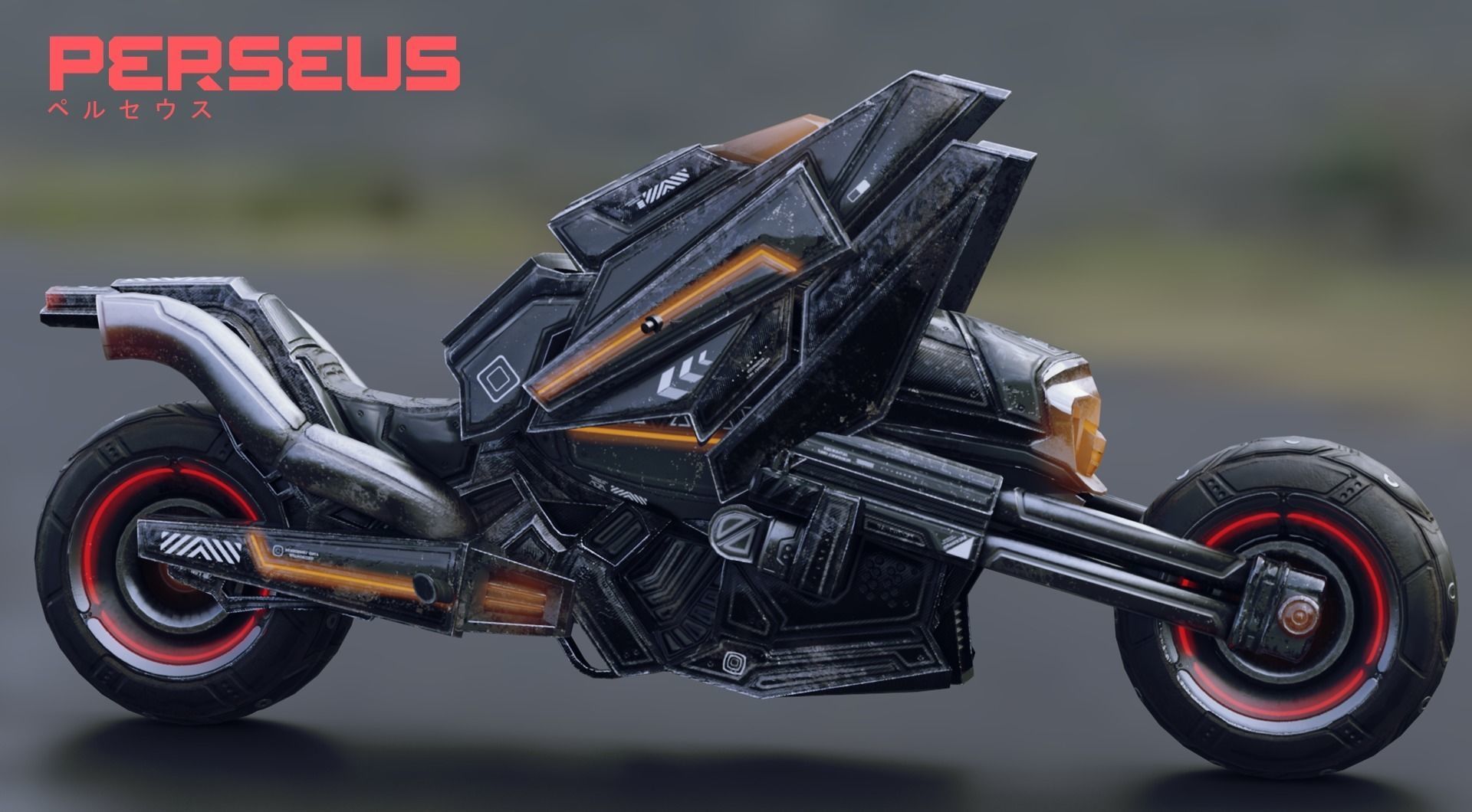 Low Poly - Cybernetic Soldier Perseus - Complete Low-poly 3D model_43