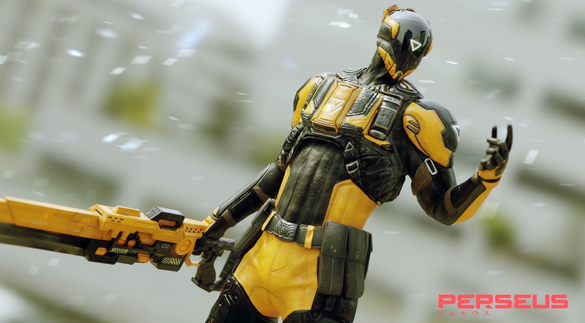 Low Poly - Cybernetic Soldier Perseus - Complete Low-poly 3D model_14