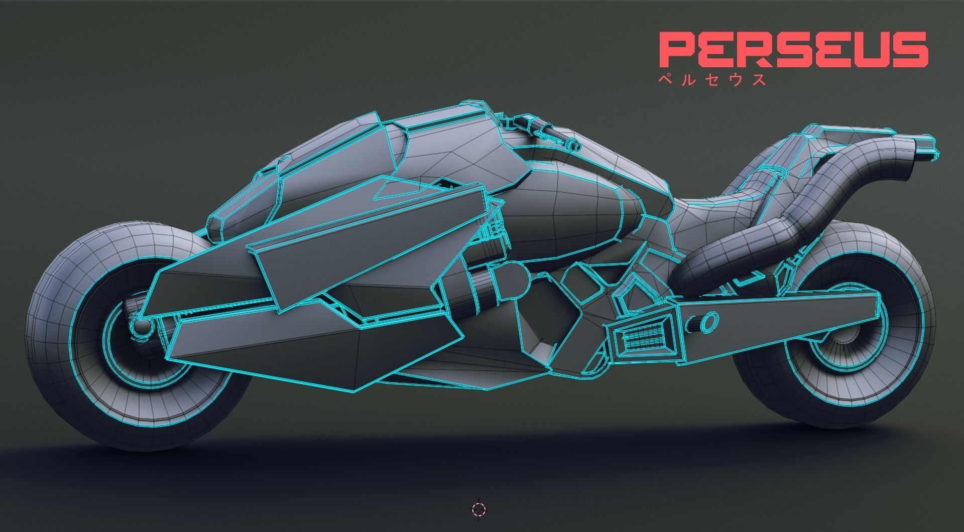 Low Poly - Cybernetic Soldier Perseus - Complete Low-poly 3D model_50