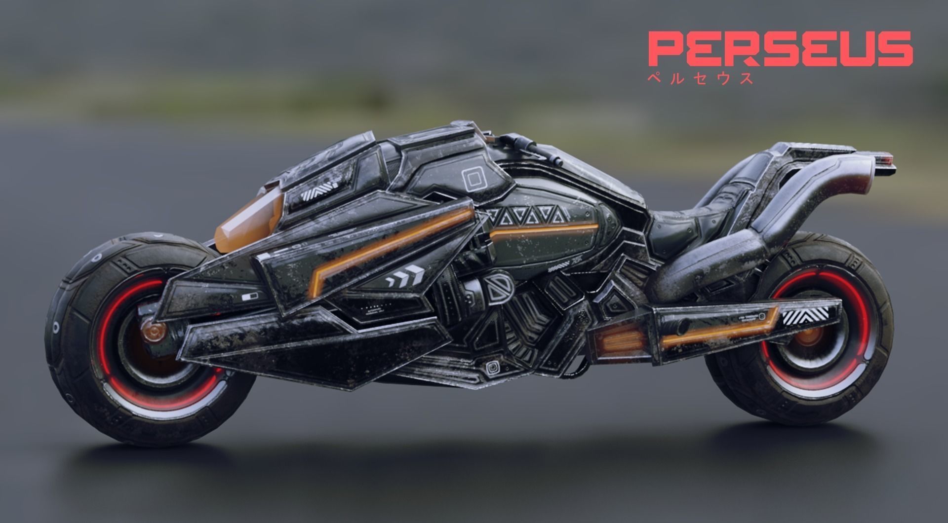 Low Poly - Cybernetic Soldier Perseus - Complete Low-poly 3D model_48