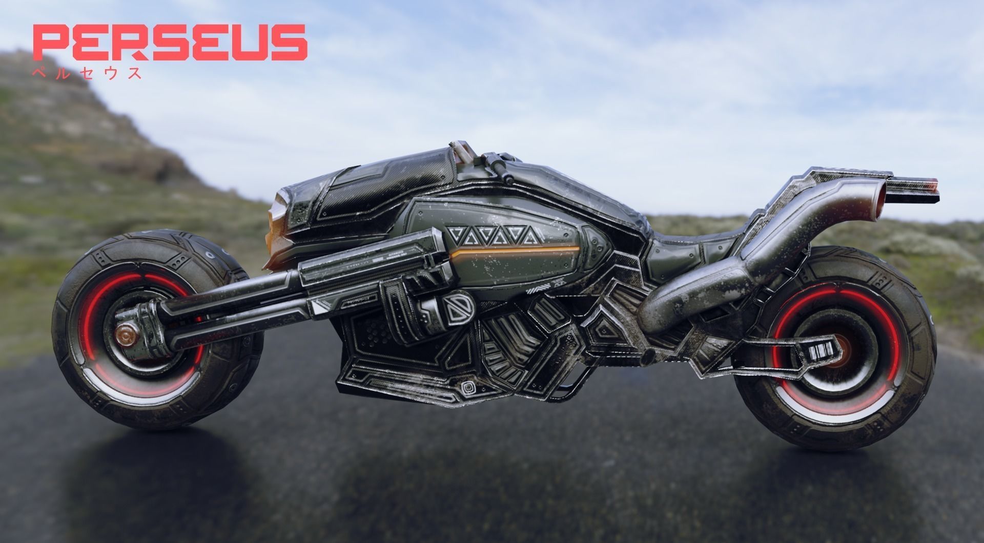 Low Poly - Cybernetic Soldier Perseus - Complete Low-poly 3D model_44