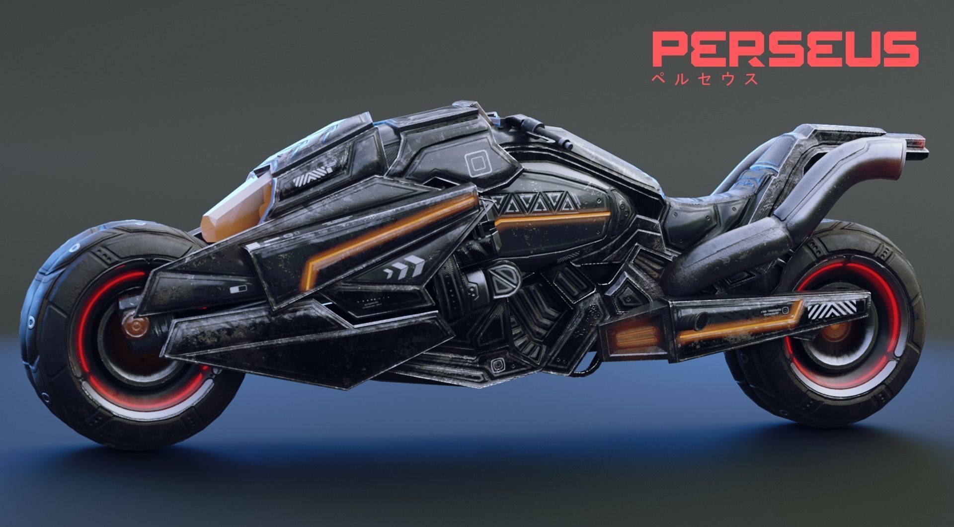 Low Poly - Cybernetic Soldier Perseus - Complete Low-poly 3D model_56