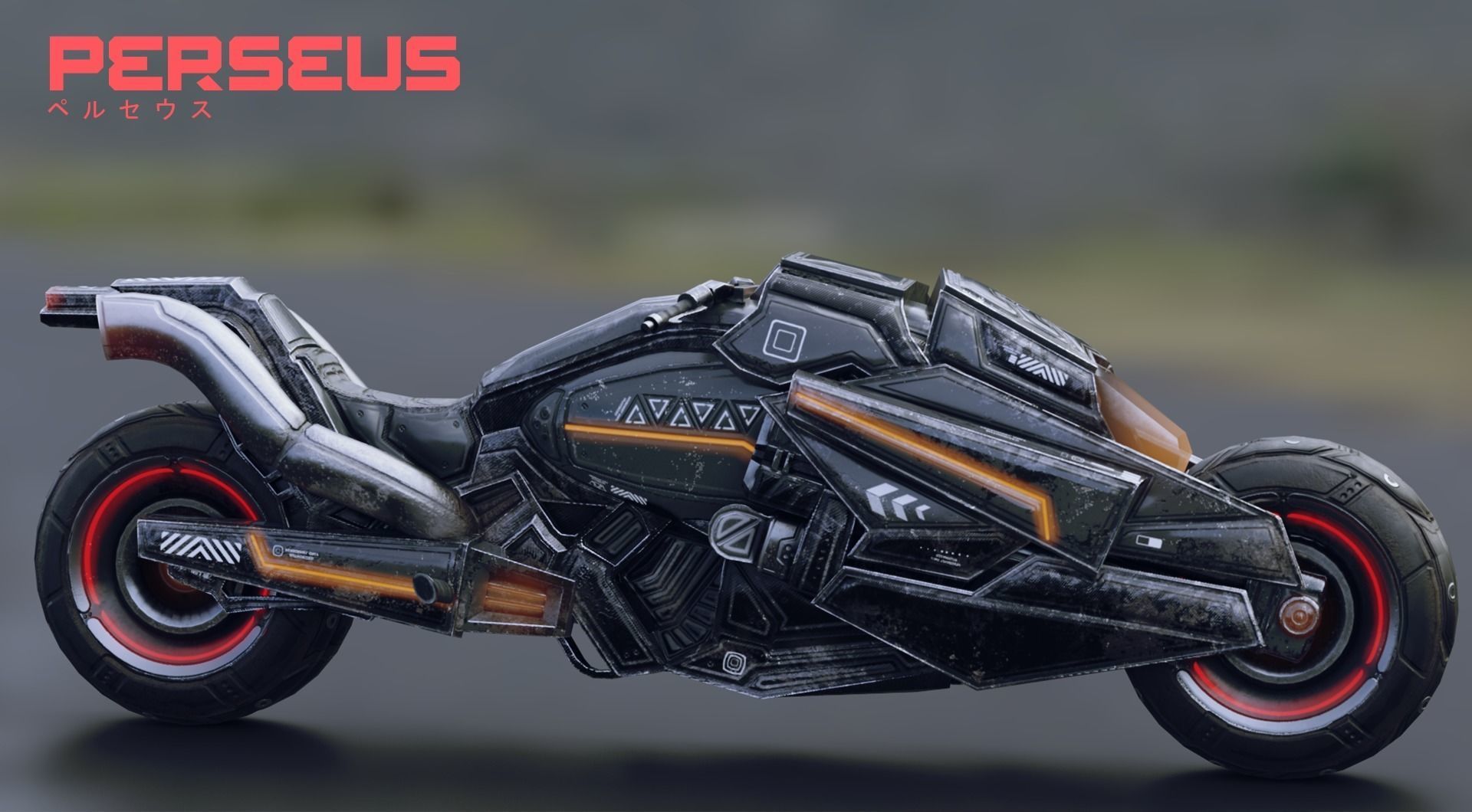 Low Poly - Cybernetic Soldier Perseus - Complete Low-poly 3D model_42