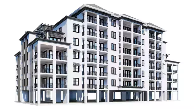 Building 3D Model apartment