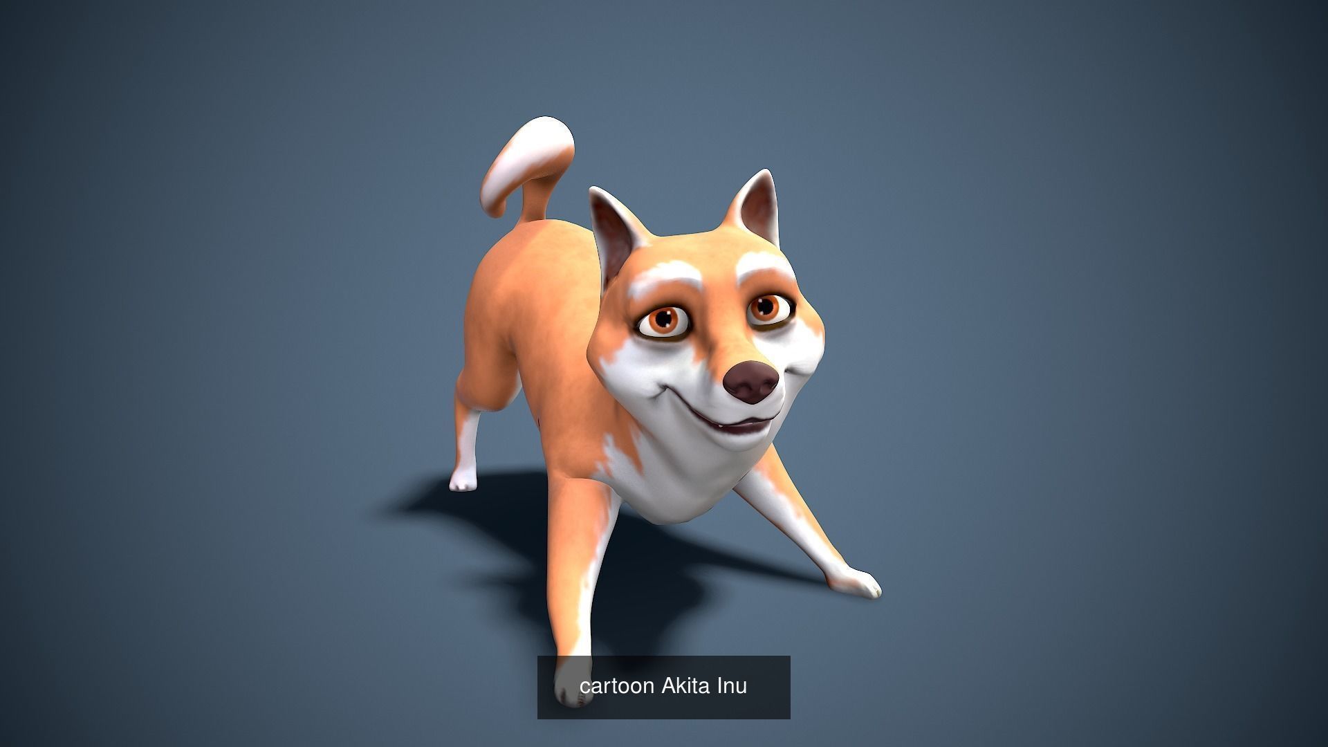 Cartoon dog pack 3D Model Collection_14