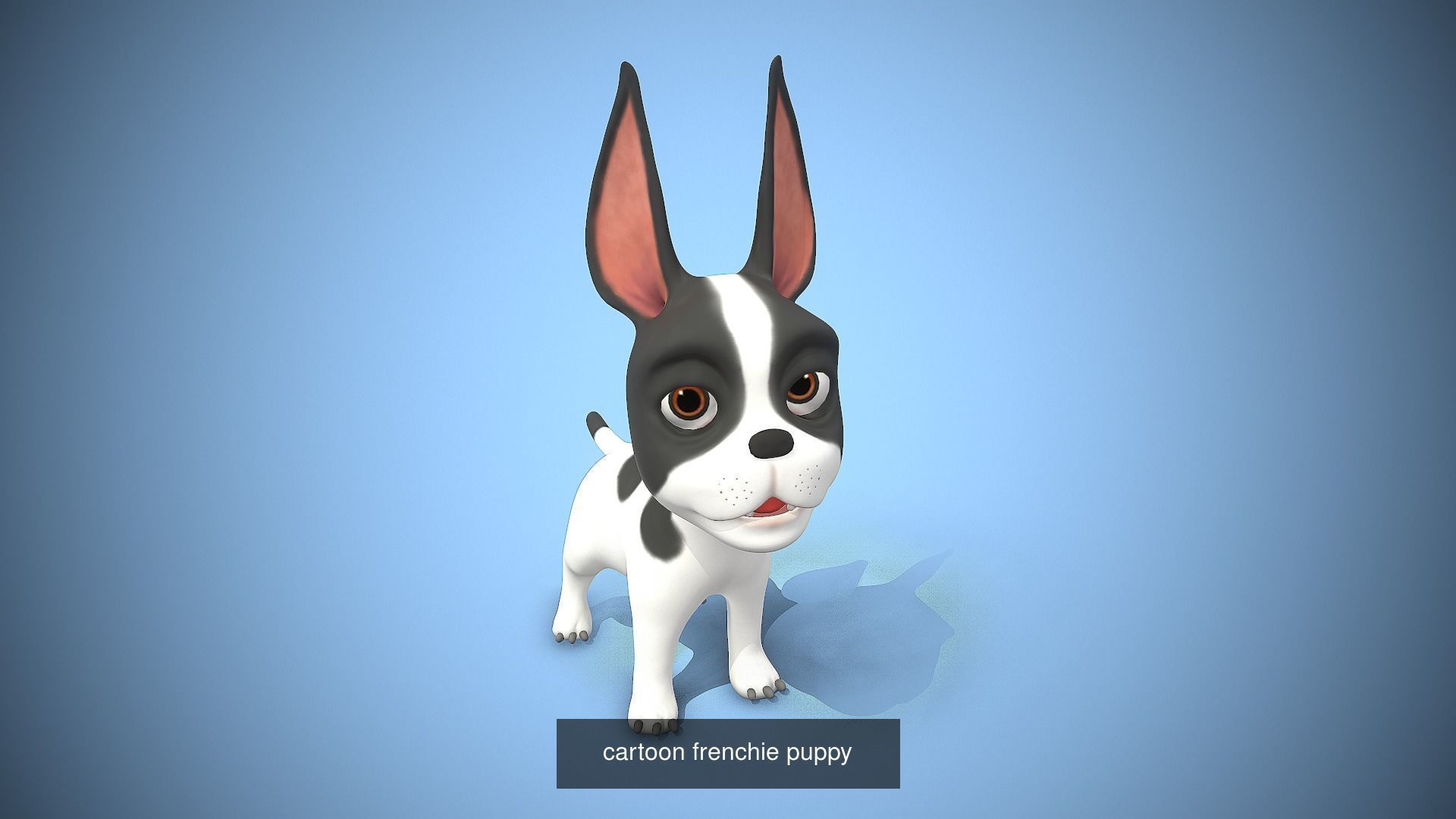 Cartoon dog pack 3D Model Collection_10