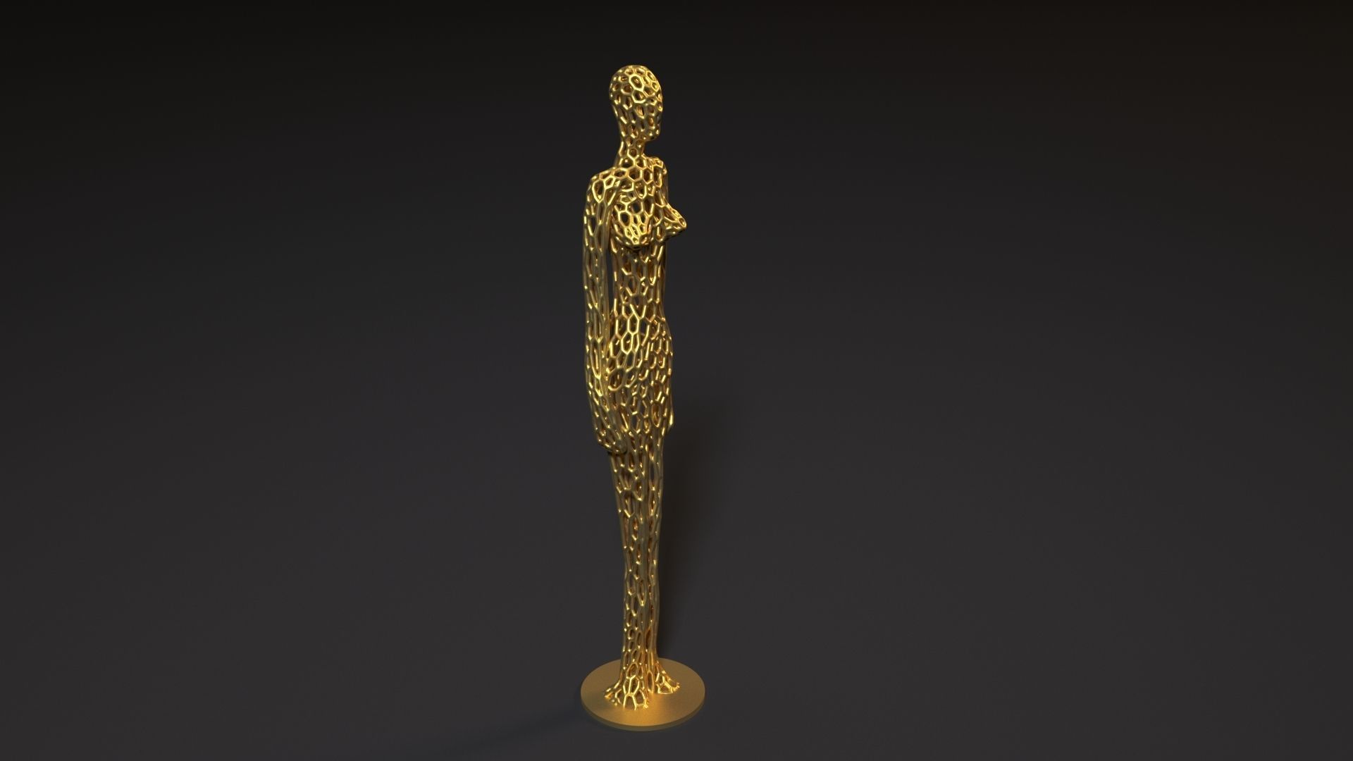 Giiacometti Sculpture 3D print model_7