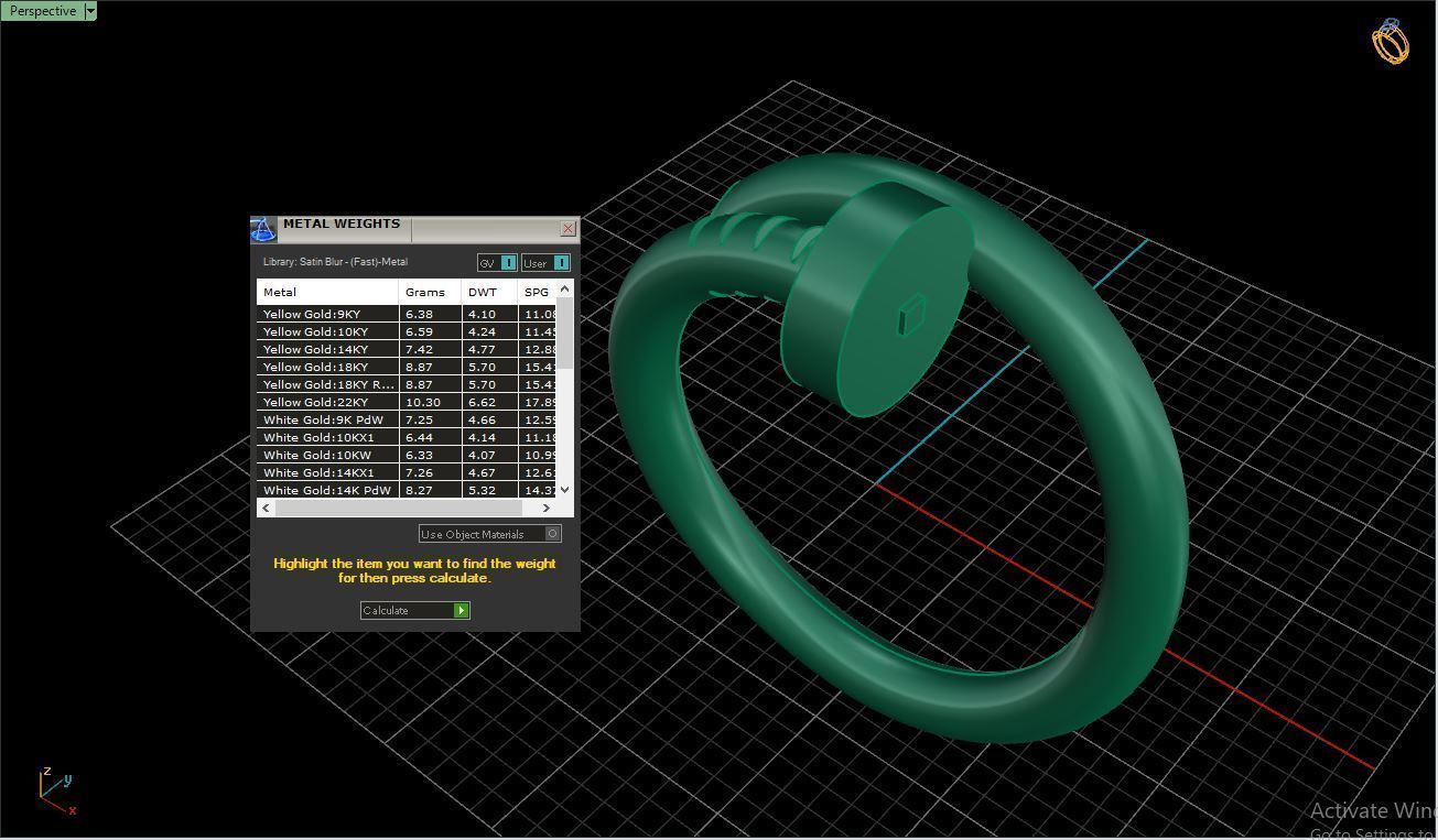 Ring M81 Women ring Size 8 25 US 3D print model_10