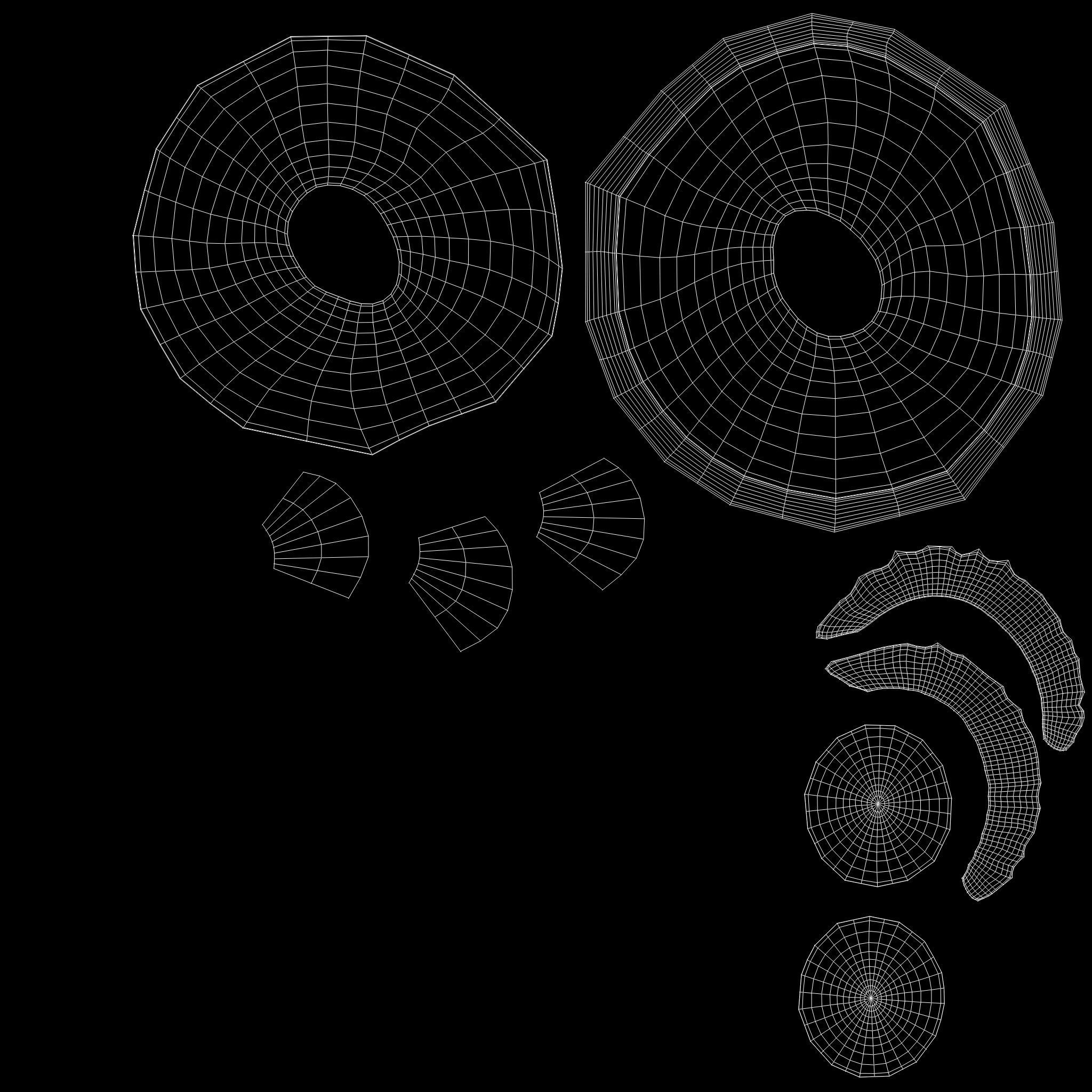 Female Feathers Decorated Big Vintage Red Derby Hat Low-poly 3D model_12