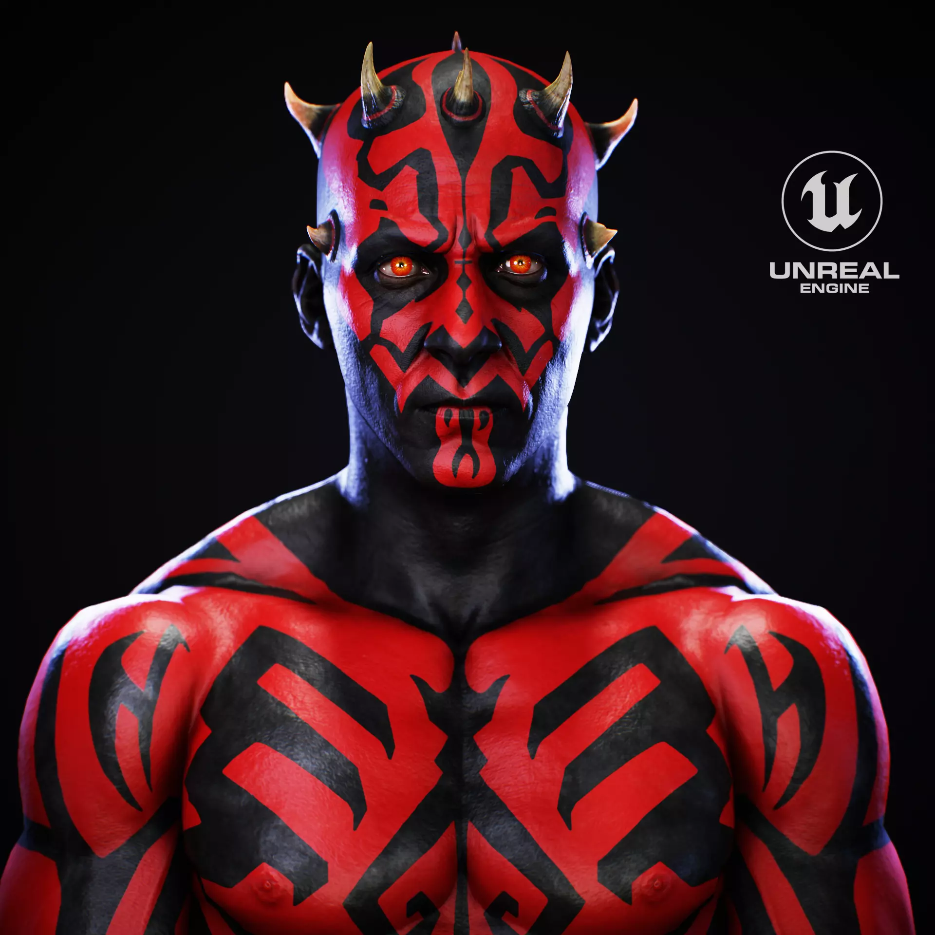 Darth Maul - Original Look Low-poly 3D model_0