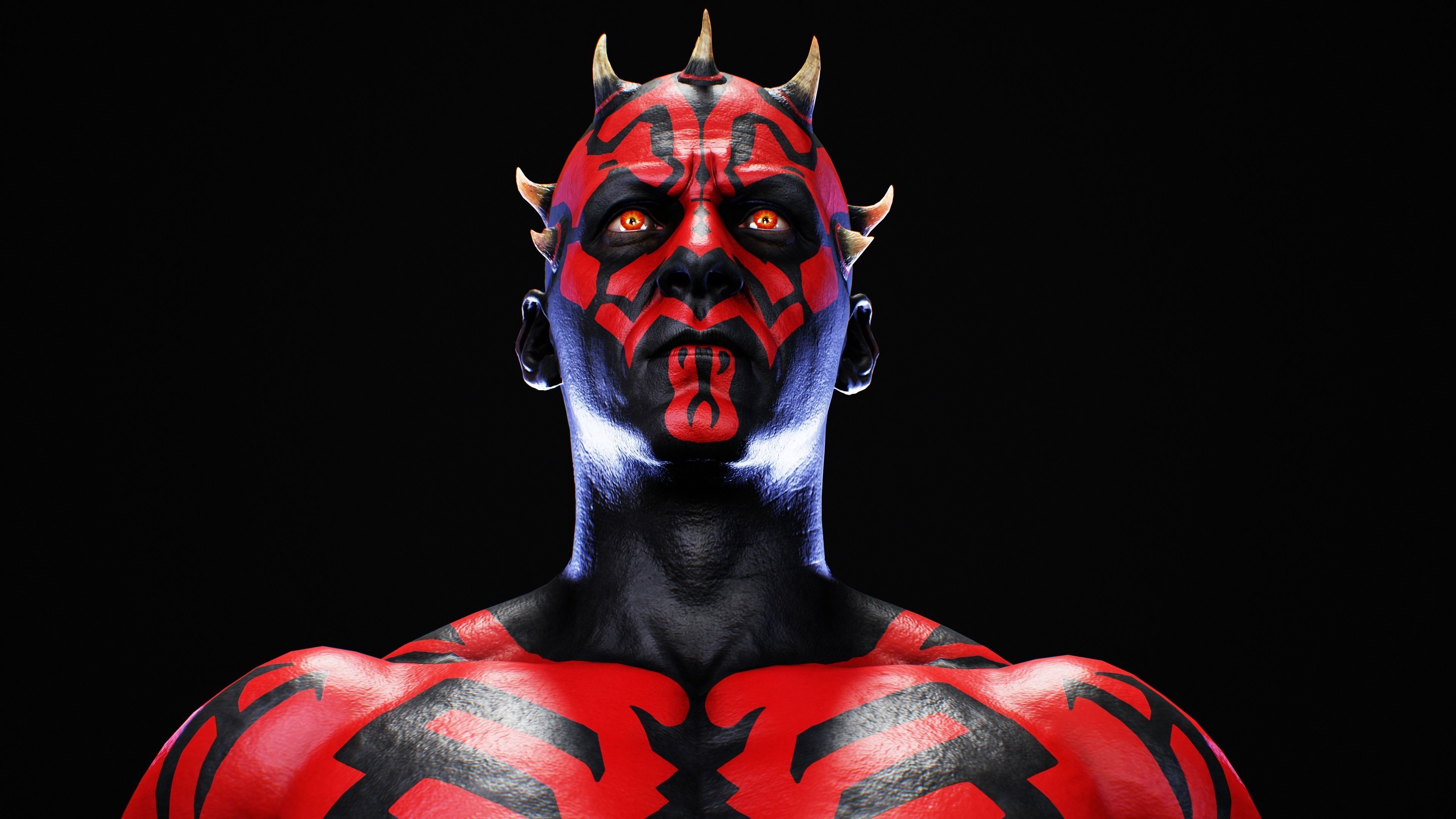 Darth Maul - Original Look Low-poly 3D model_7