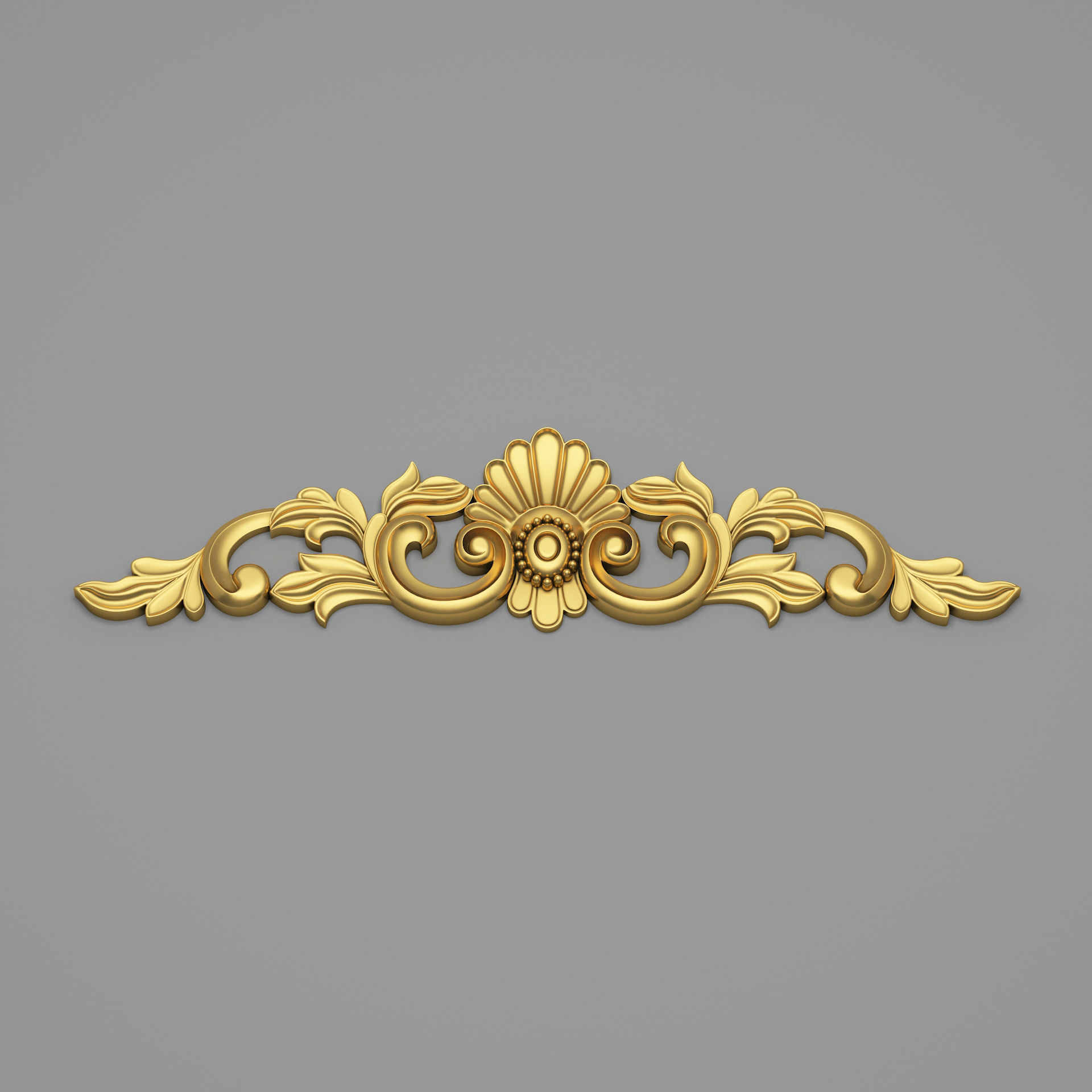 Classic Carved 001 3D model_2