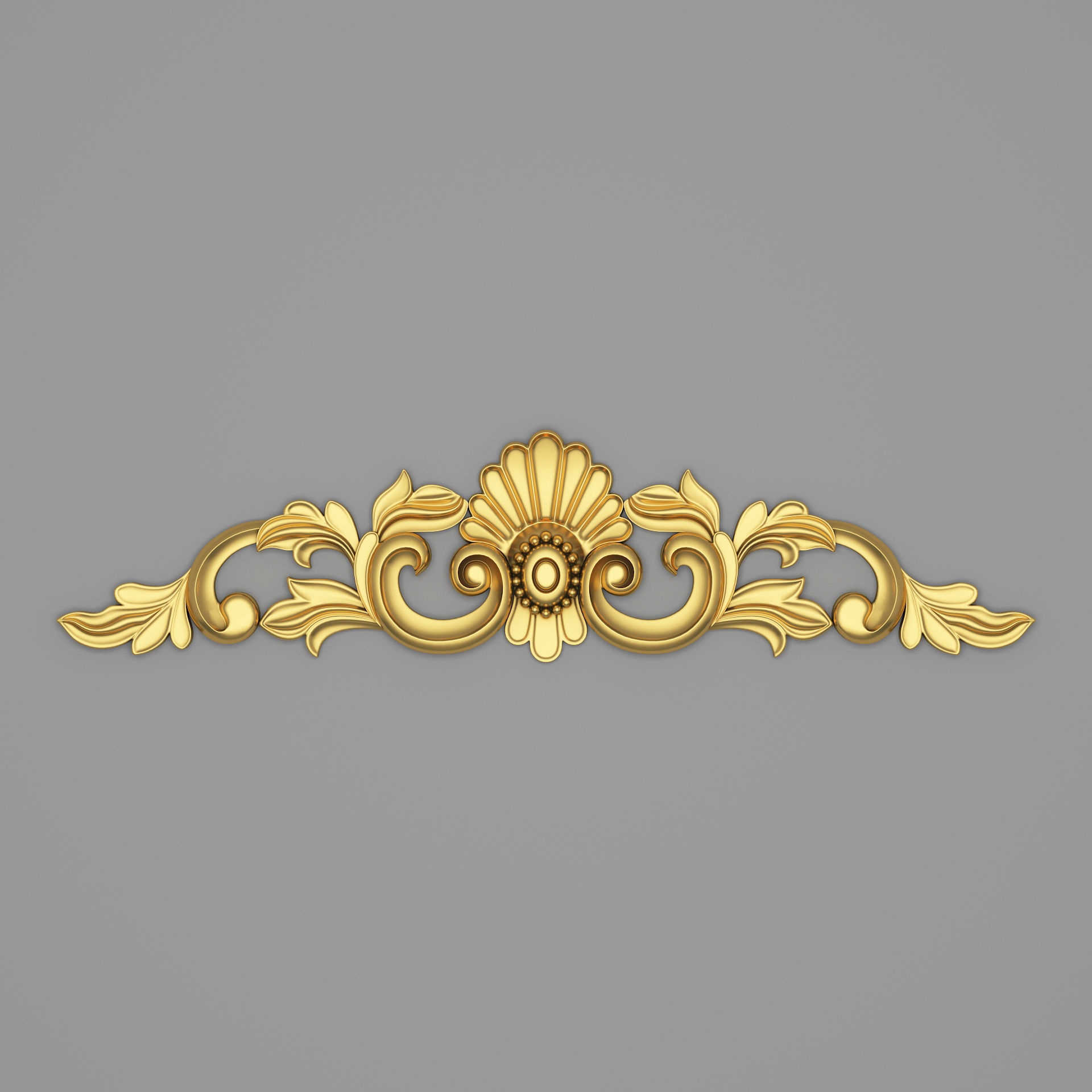 Classic Carved 001 3D model_1