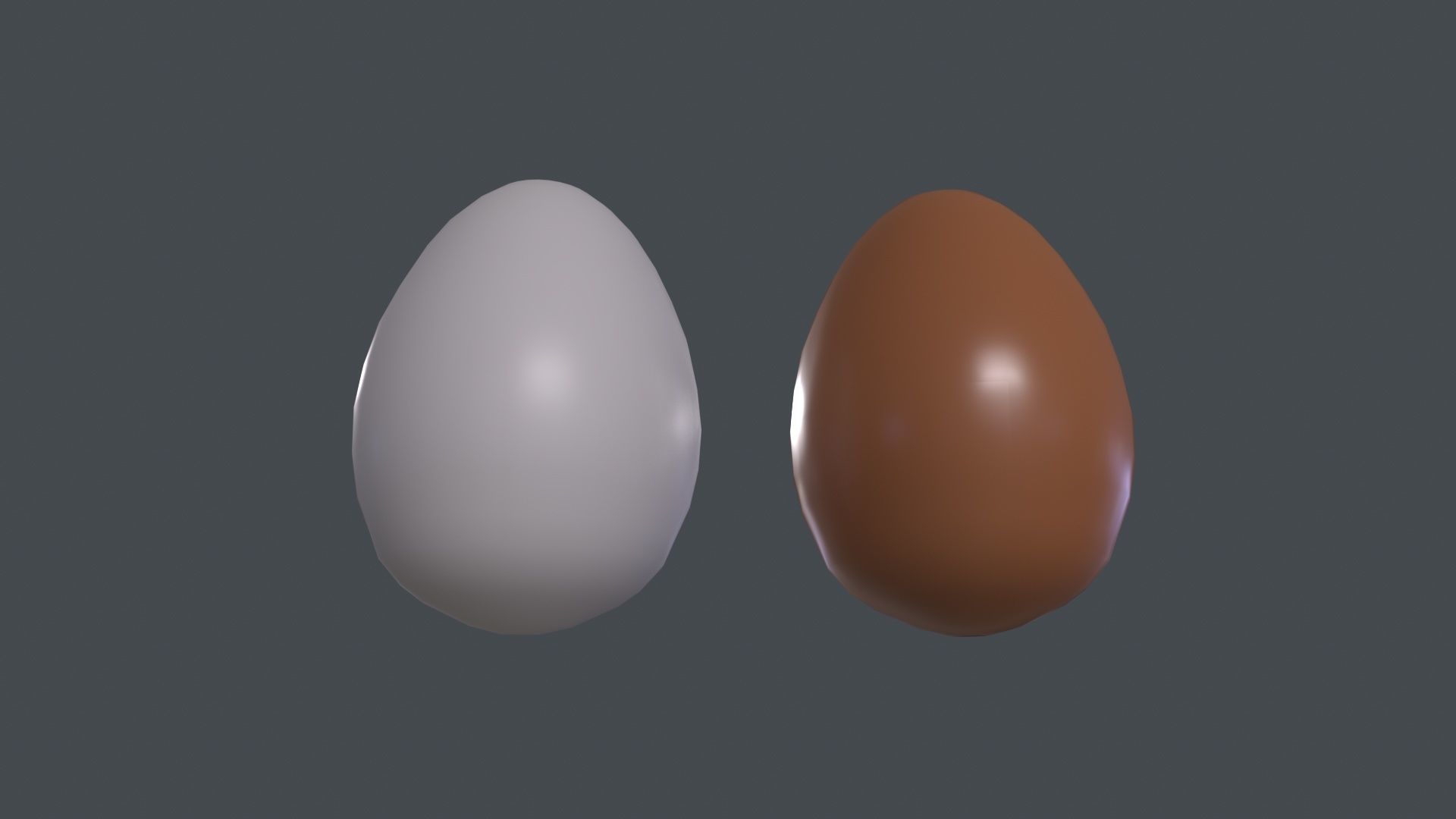 Chicken Eggs 3D Model Low-poly 3D model_4