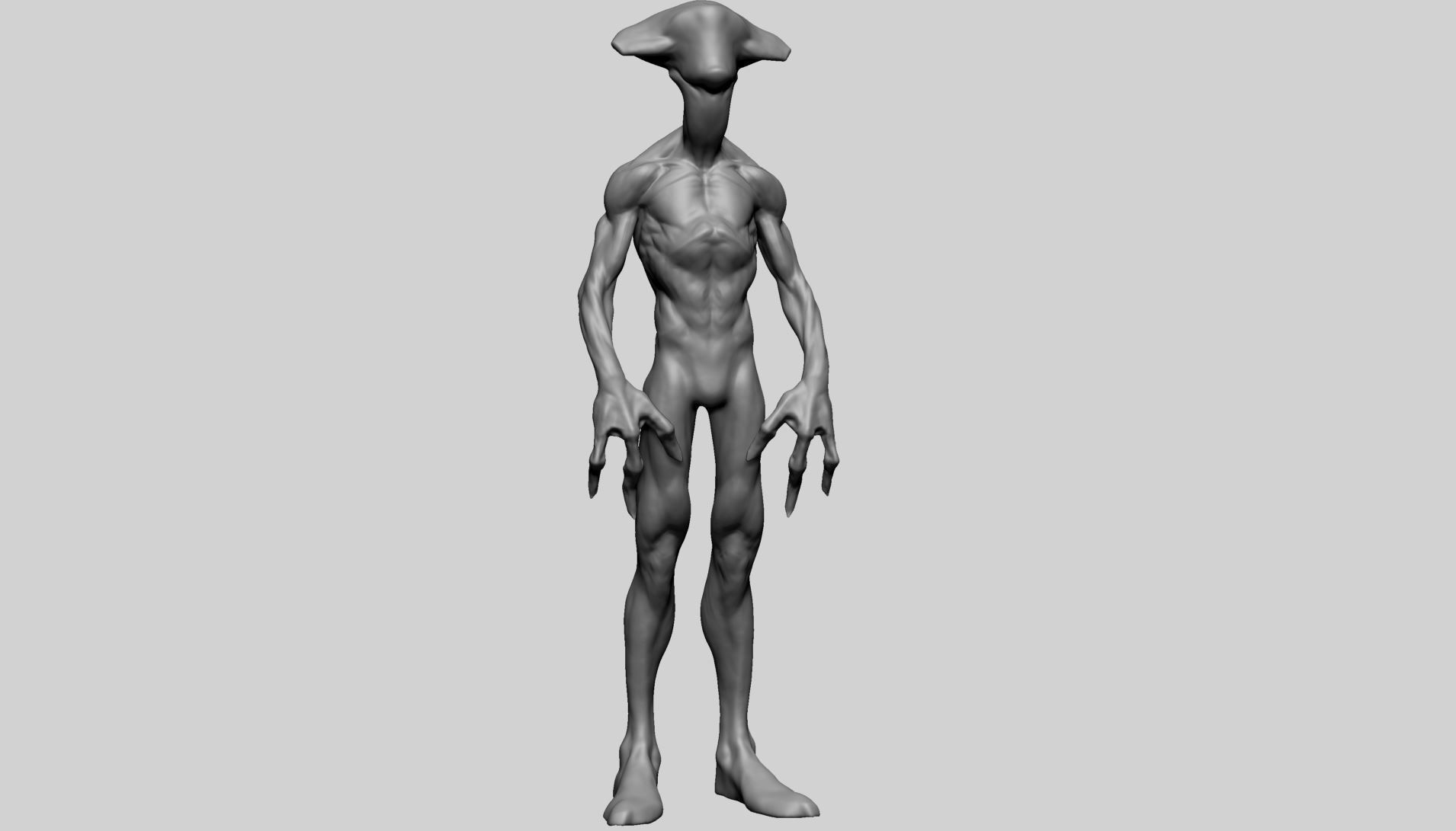 Creature Body Anatomy 3D model_1