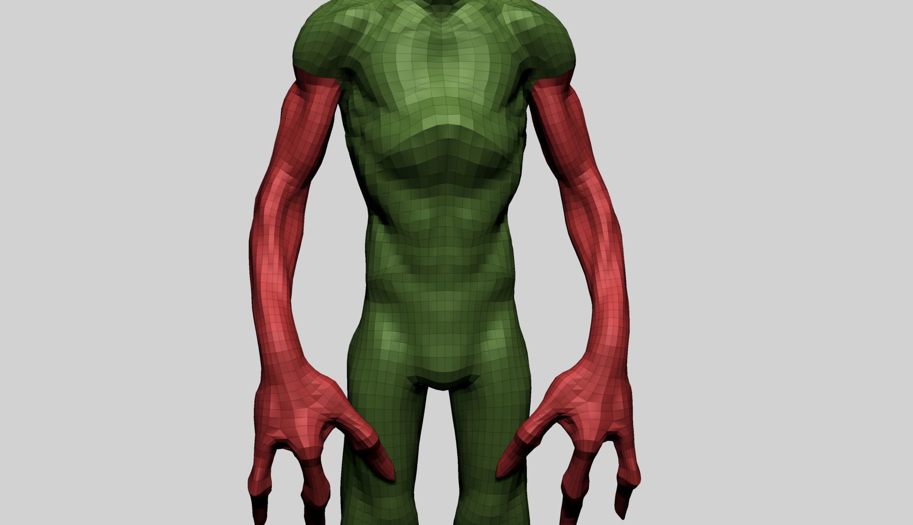Creature Body Anatomy 3D model_14