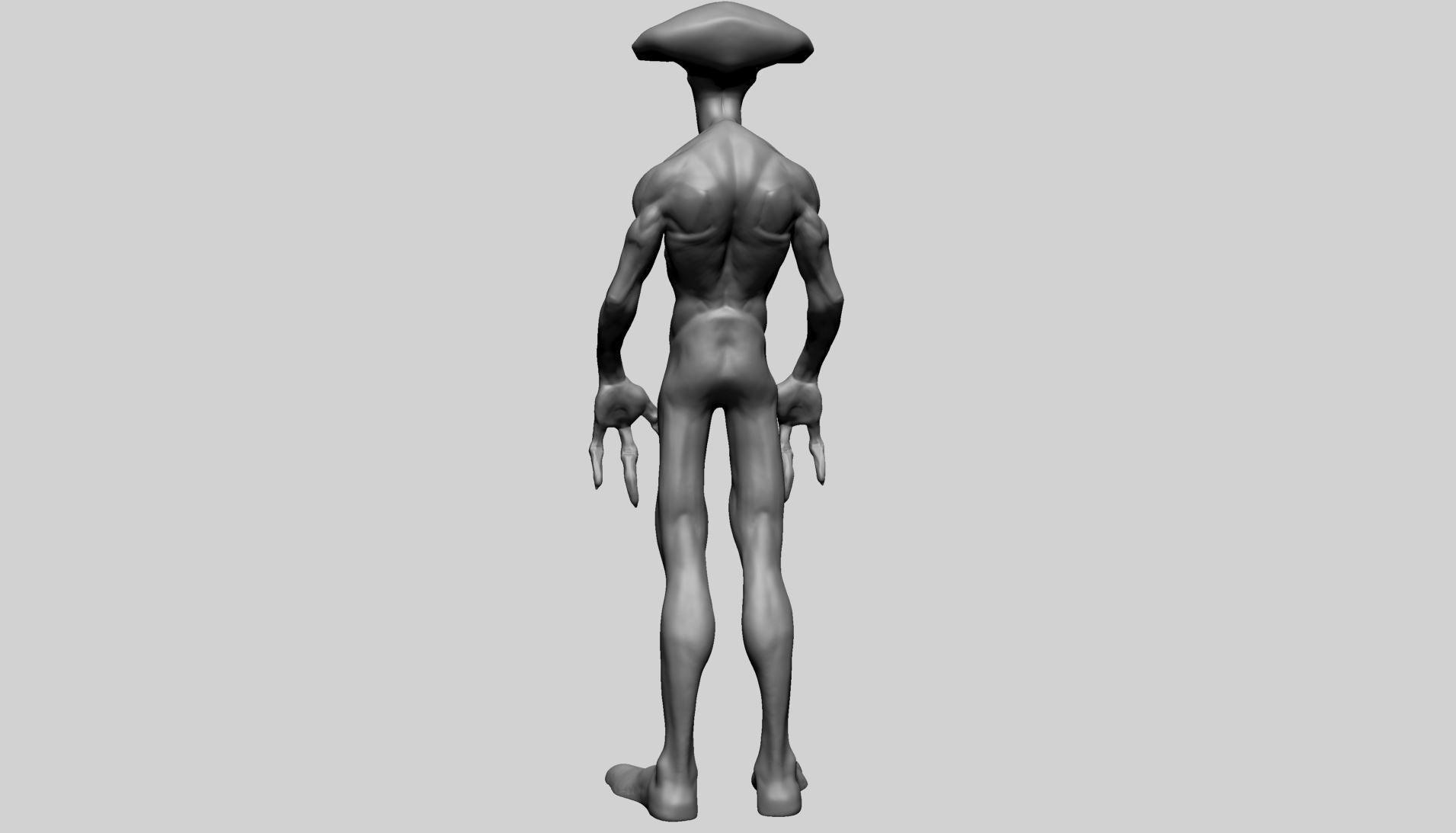 Creature Body Anatomy 3D model_3