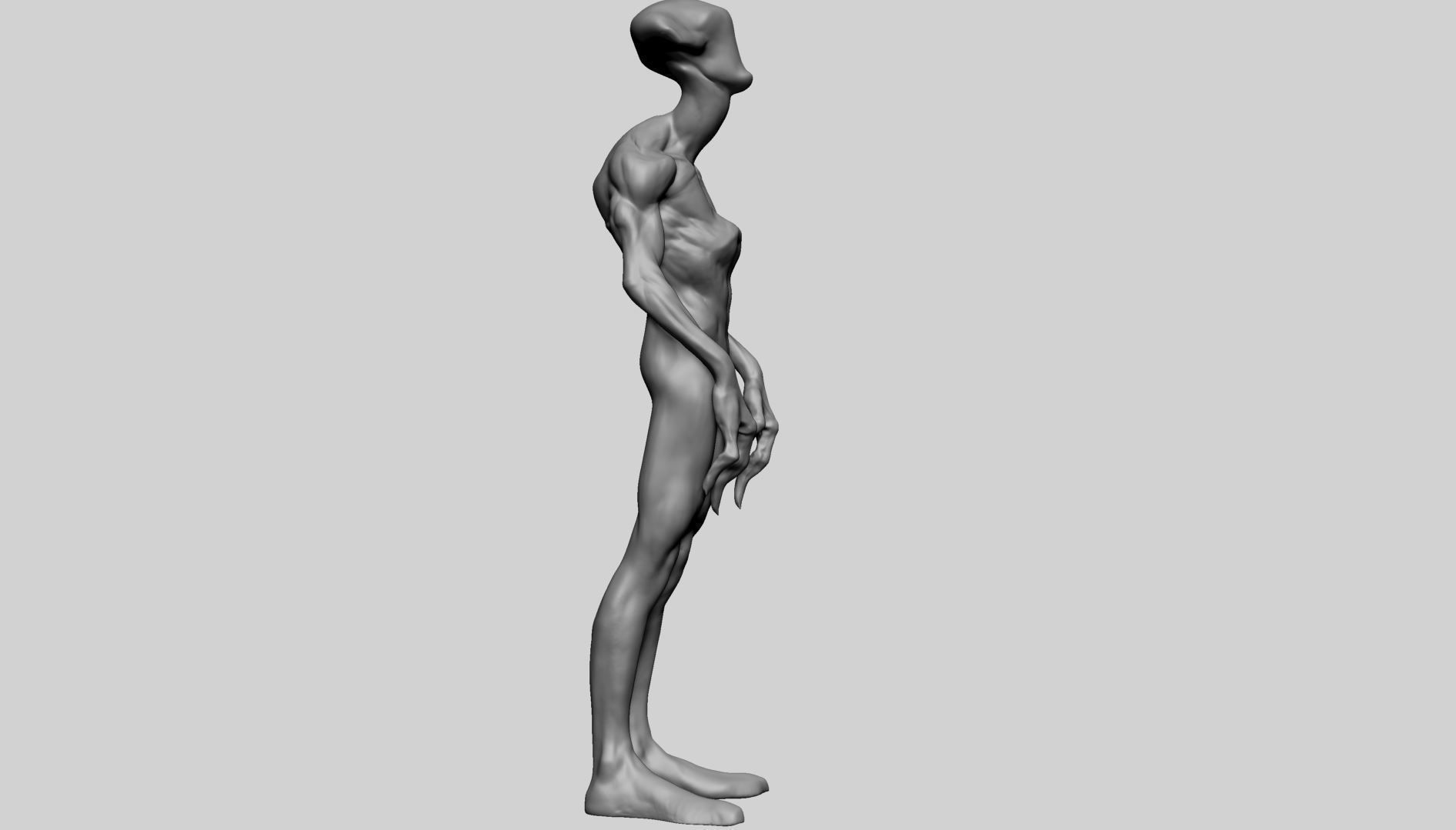 Creature Body Anatomy 3D model_2