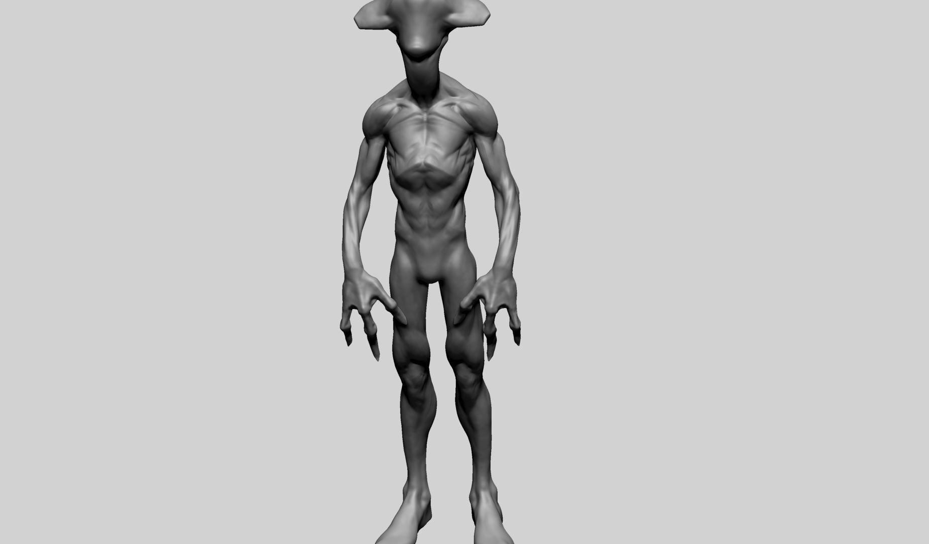 Creature Body Anatomy 3D model_9