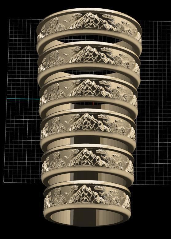 Ring Mountain 3D print model_9