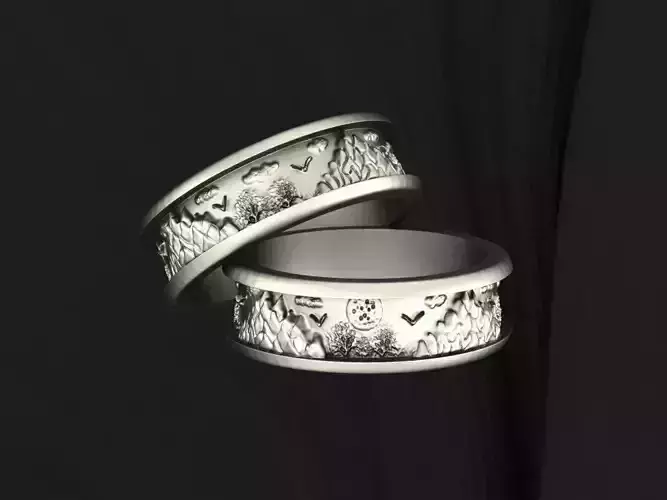 Ring Mountain 3D print model