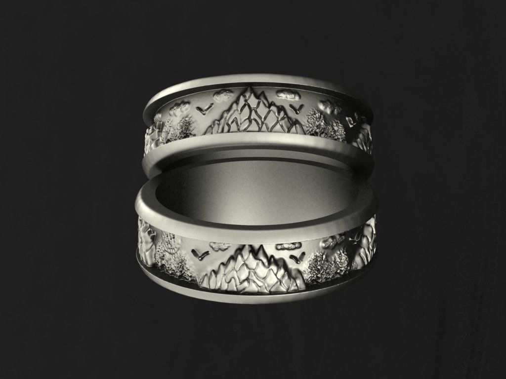 Ring Mountain 3D print model_1