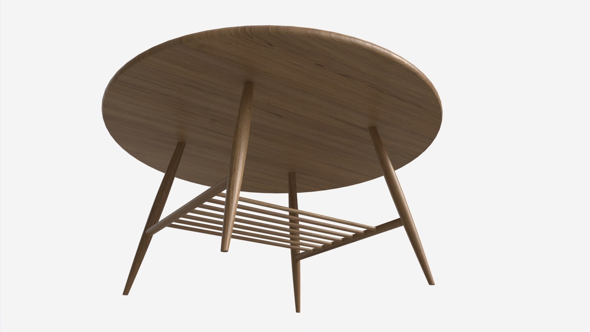 Coffee Table Ercol Shalstone John Lewis 3D model_2