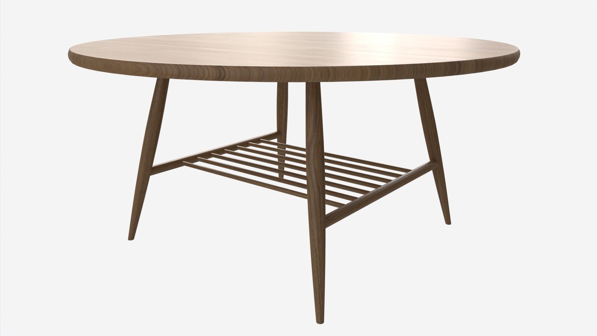 Coffee Table Ercol Shalstone John Lewis 3D model_1