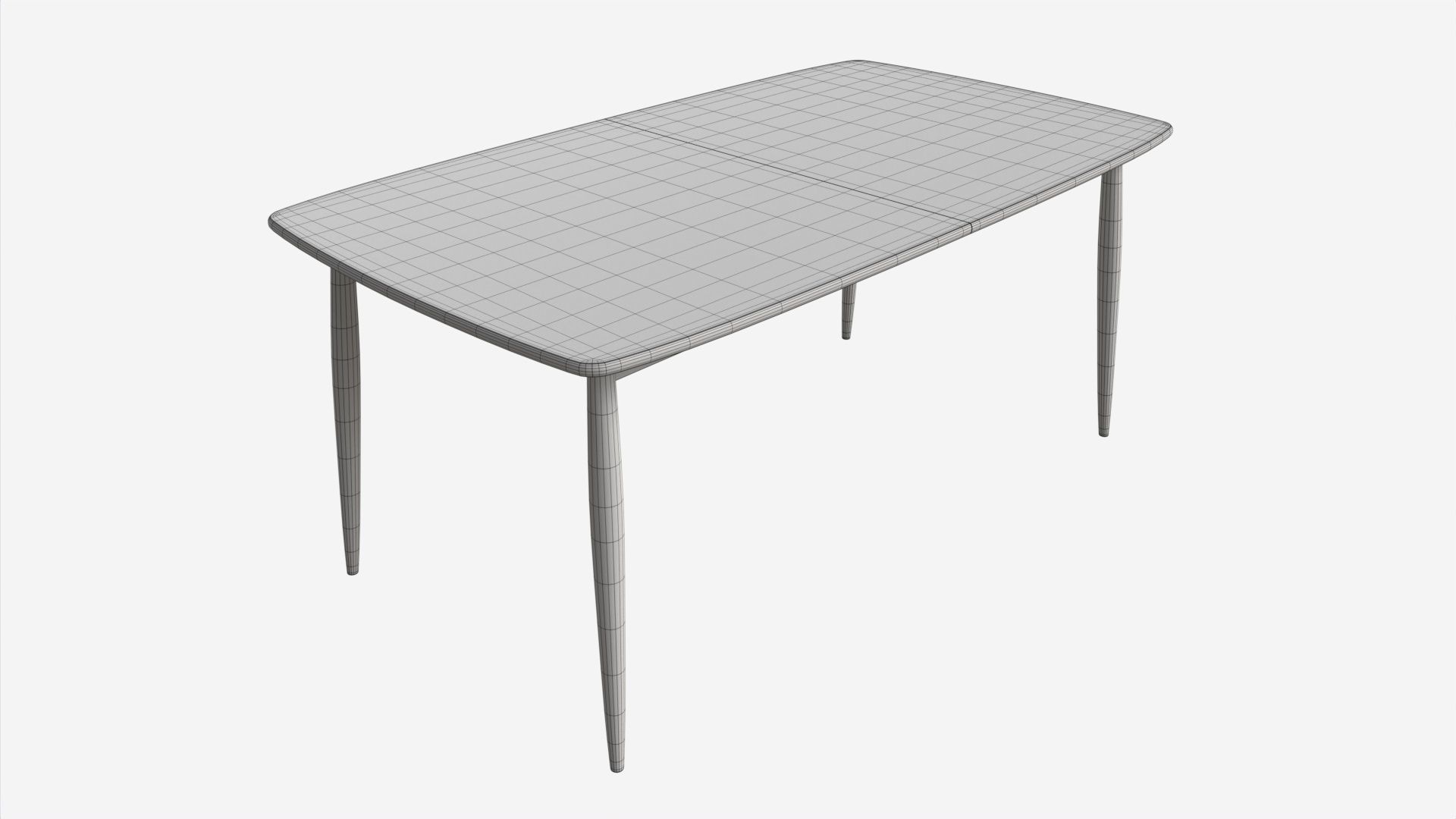 Dining Table Extending Ercol Shalstone John Lewis 3D model_5