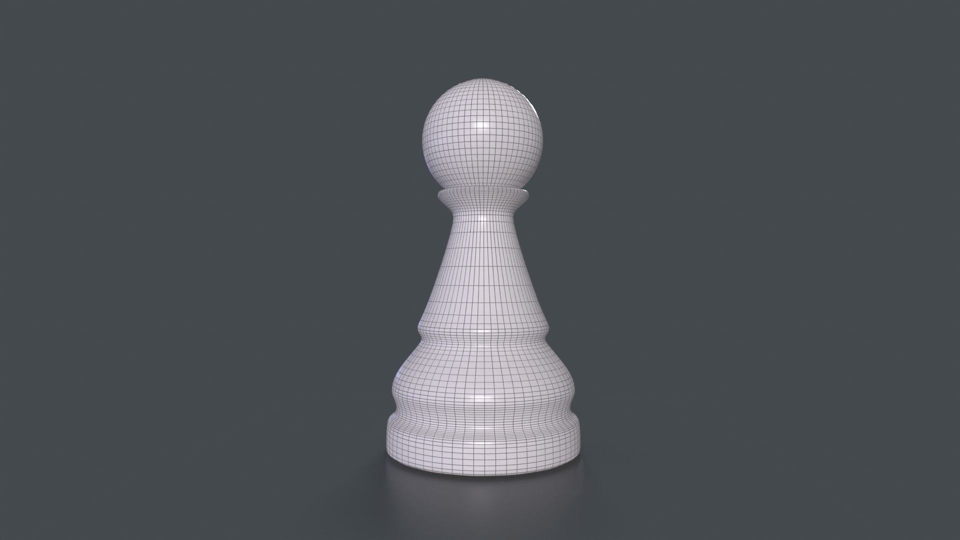Chess Pawn Free low-poly 3D model_6