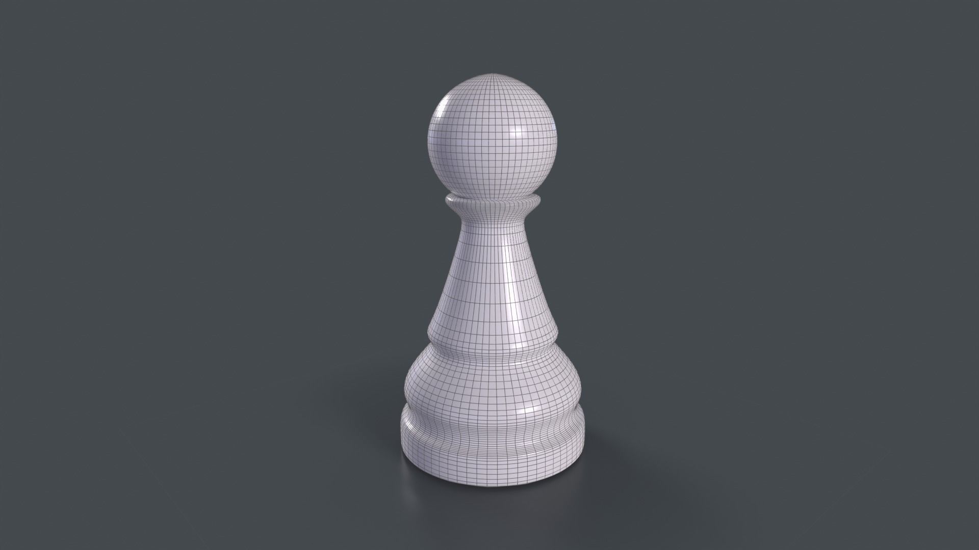 Chess Pawn Free low-poly 3D model_5