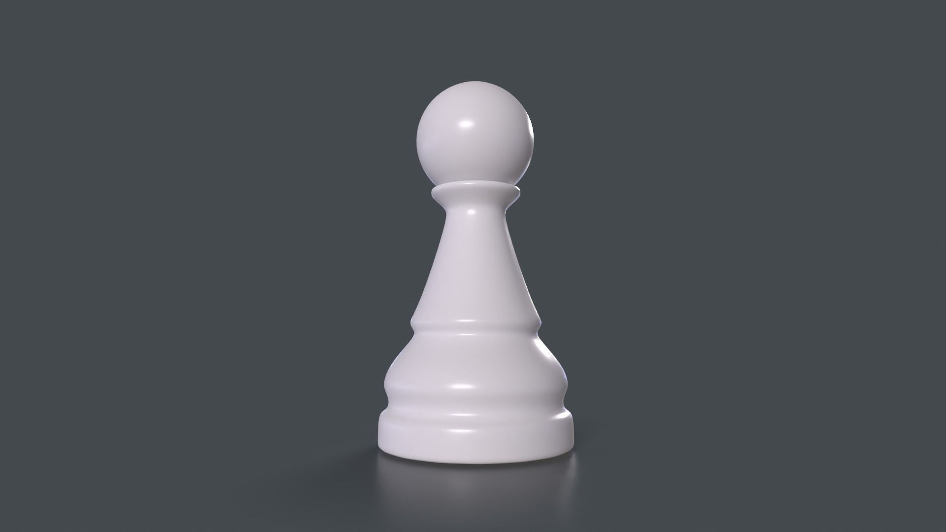Chess Pawn Free low-poly 3D model_4