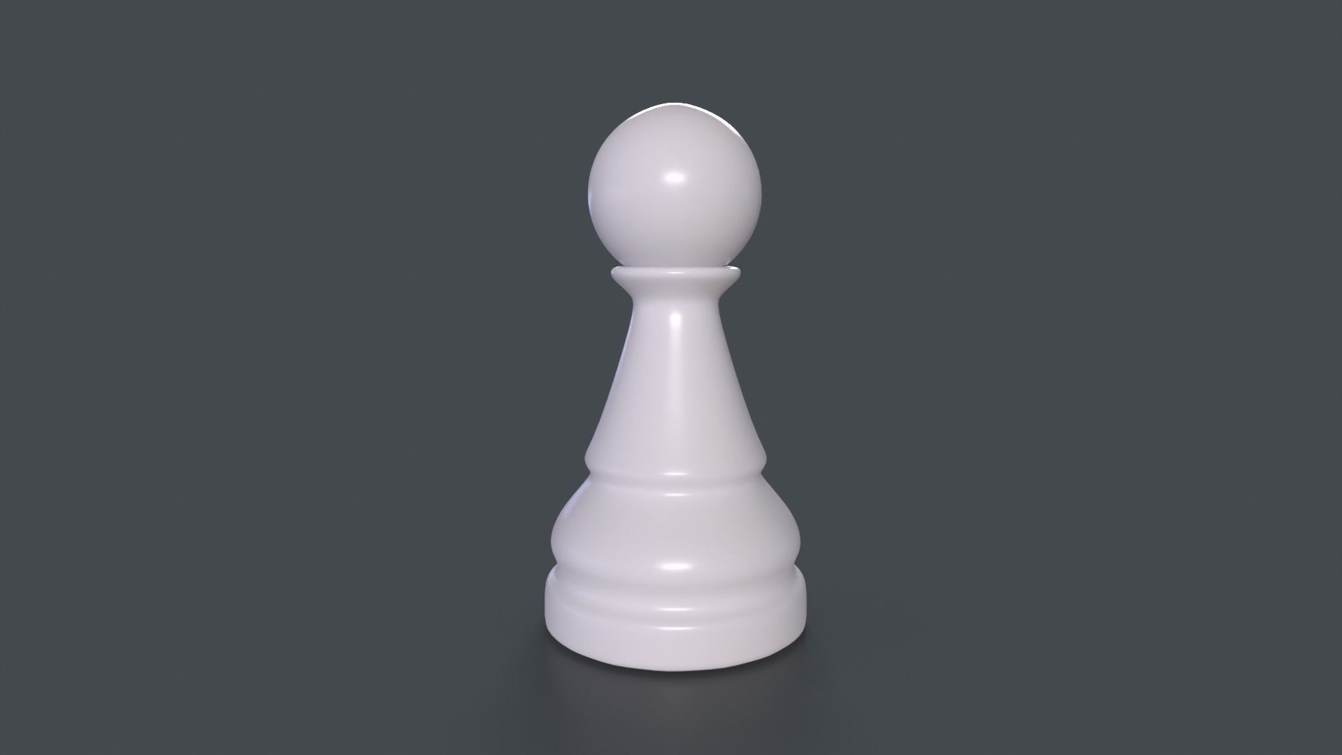 Chess Pawn Free low-poly 3D model_1