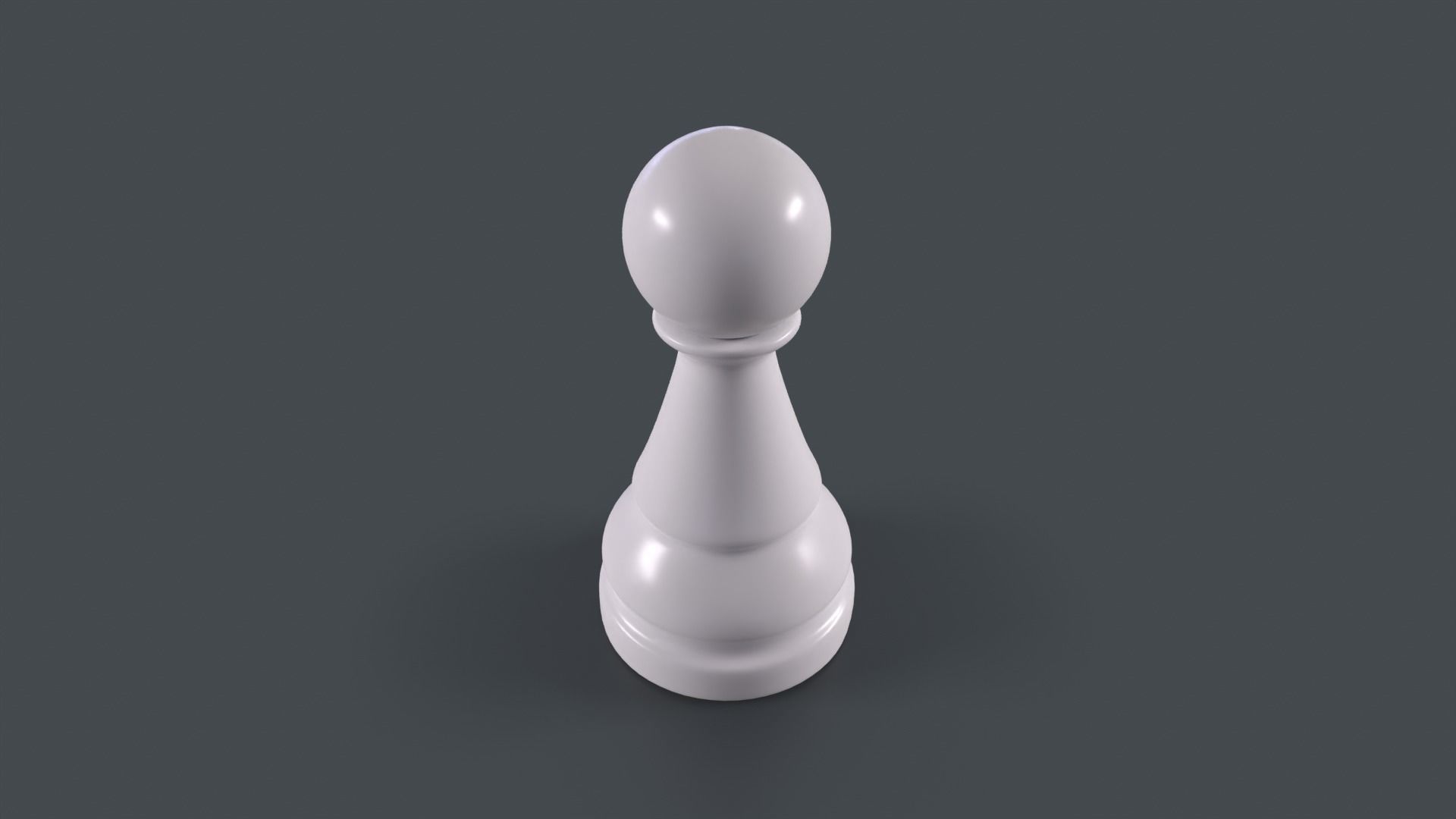 Chess Pawn Free low-poly 3D model_3