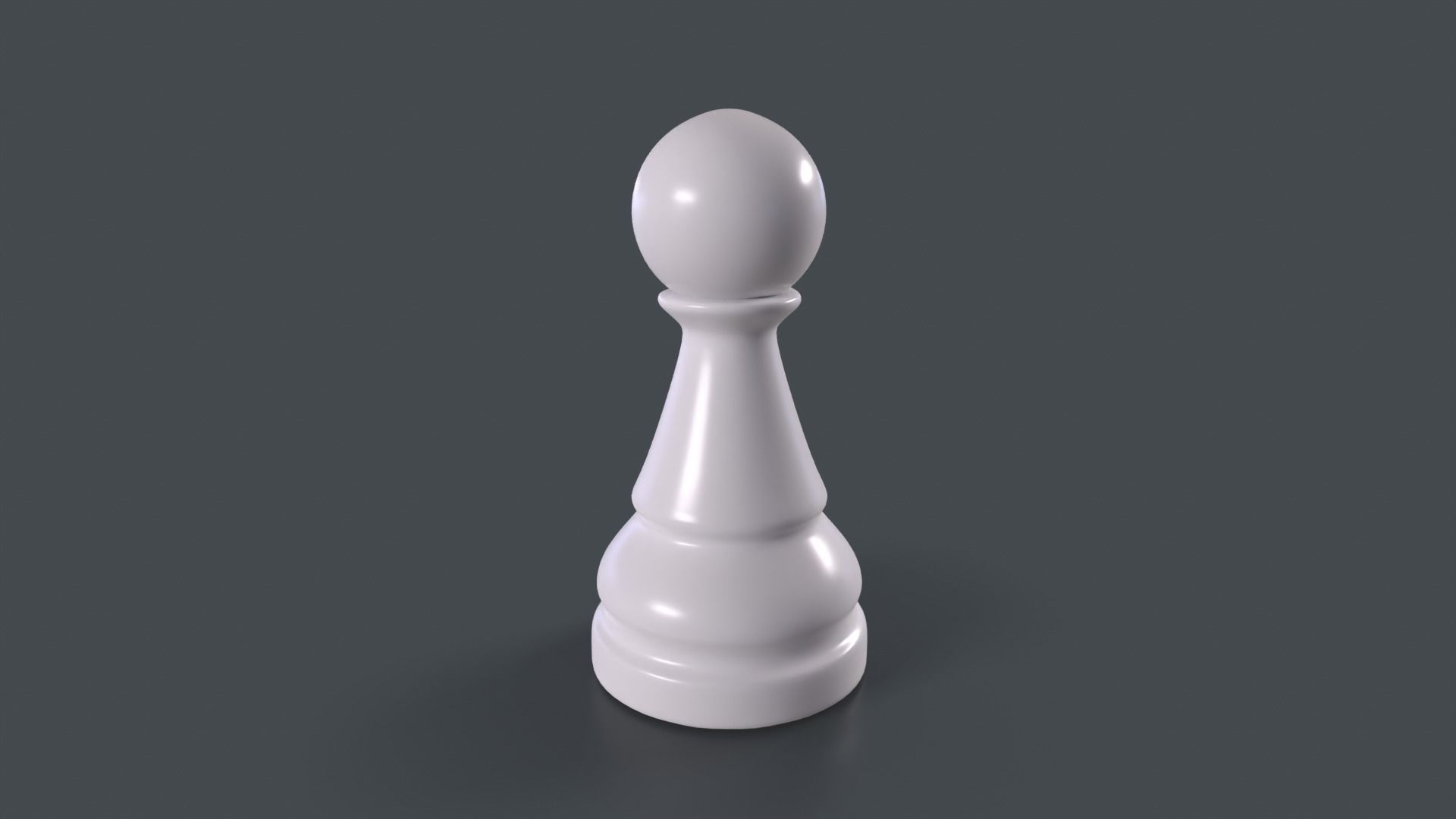 Chess Pawn Free low-poly 3D model_2