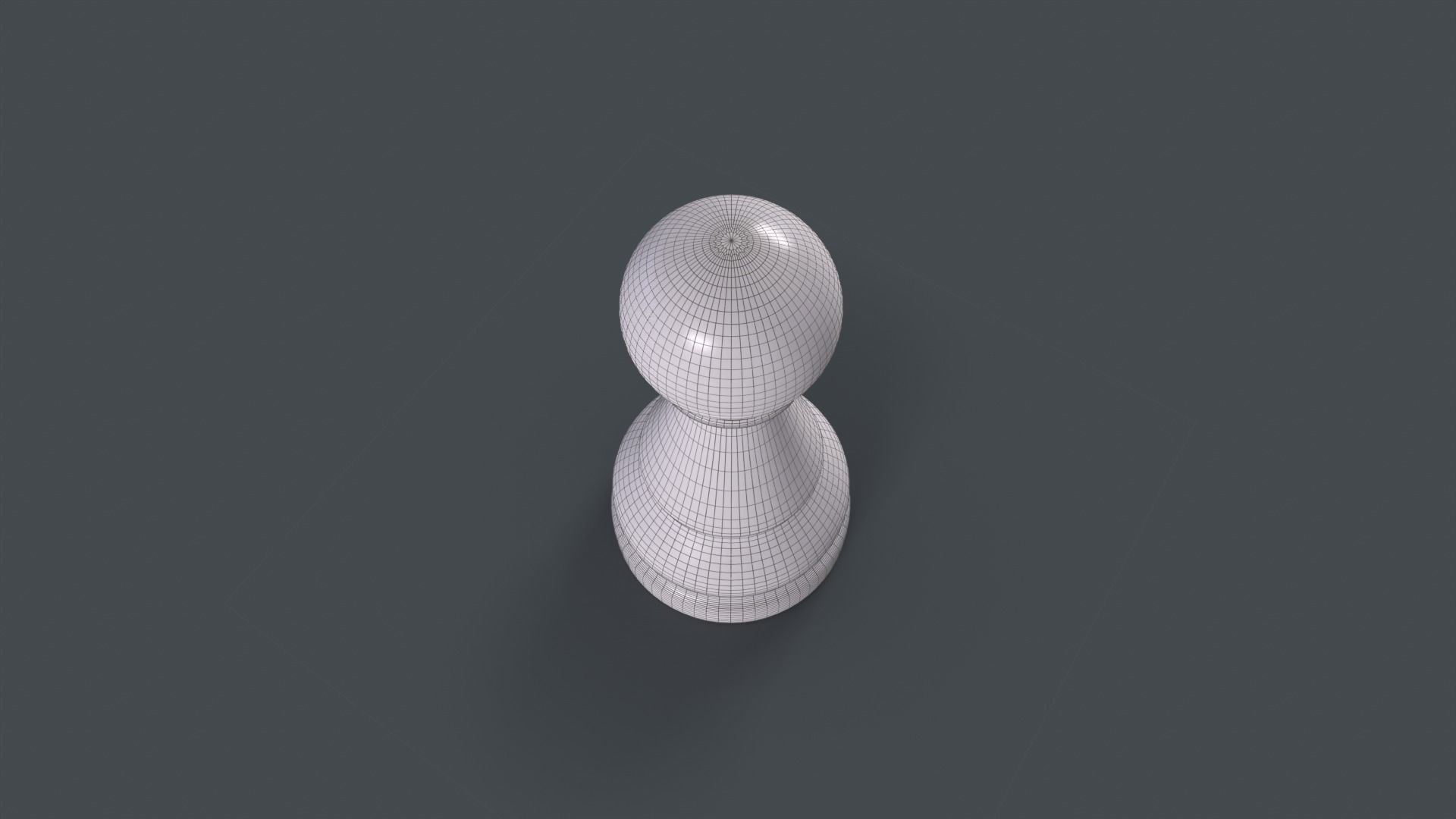 Chess Pawn Free low-poly 3D model_7