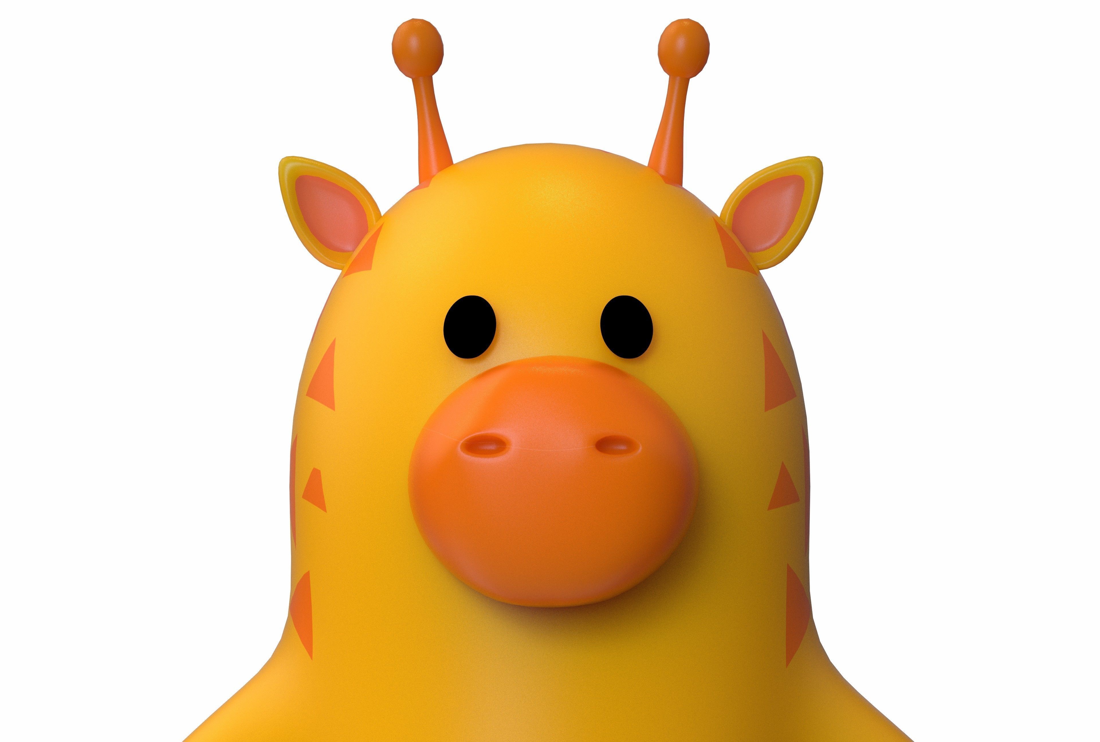 Giraffe Stylized Low-poly 3D model_23