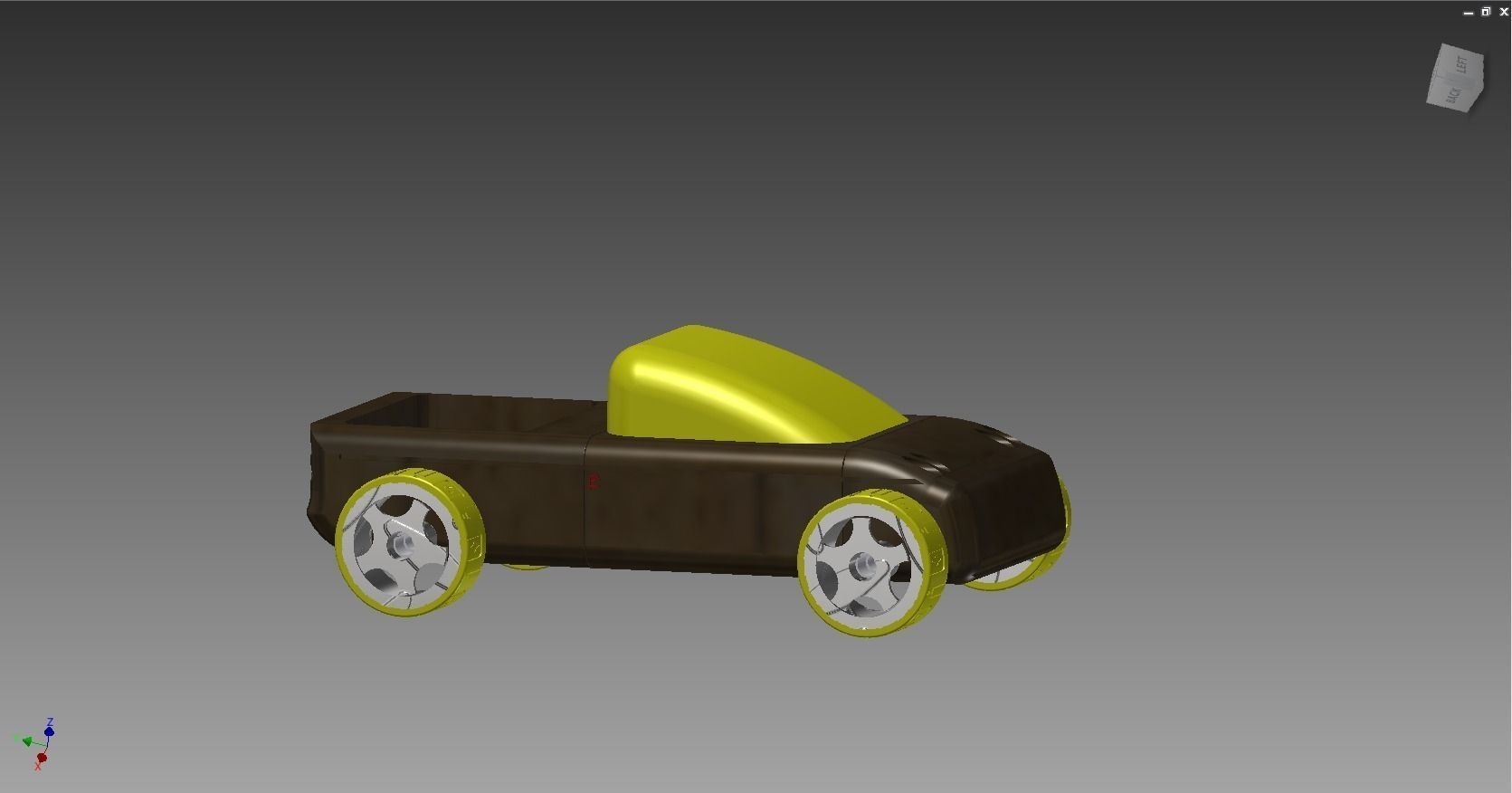 T9 Toy Pickup Truck Free 3D print model