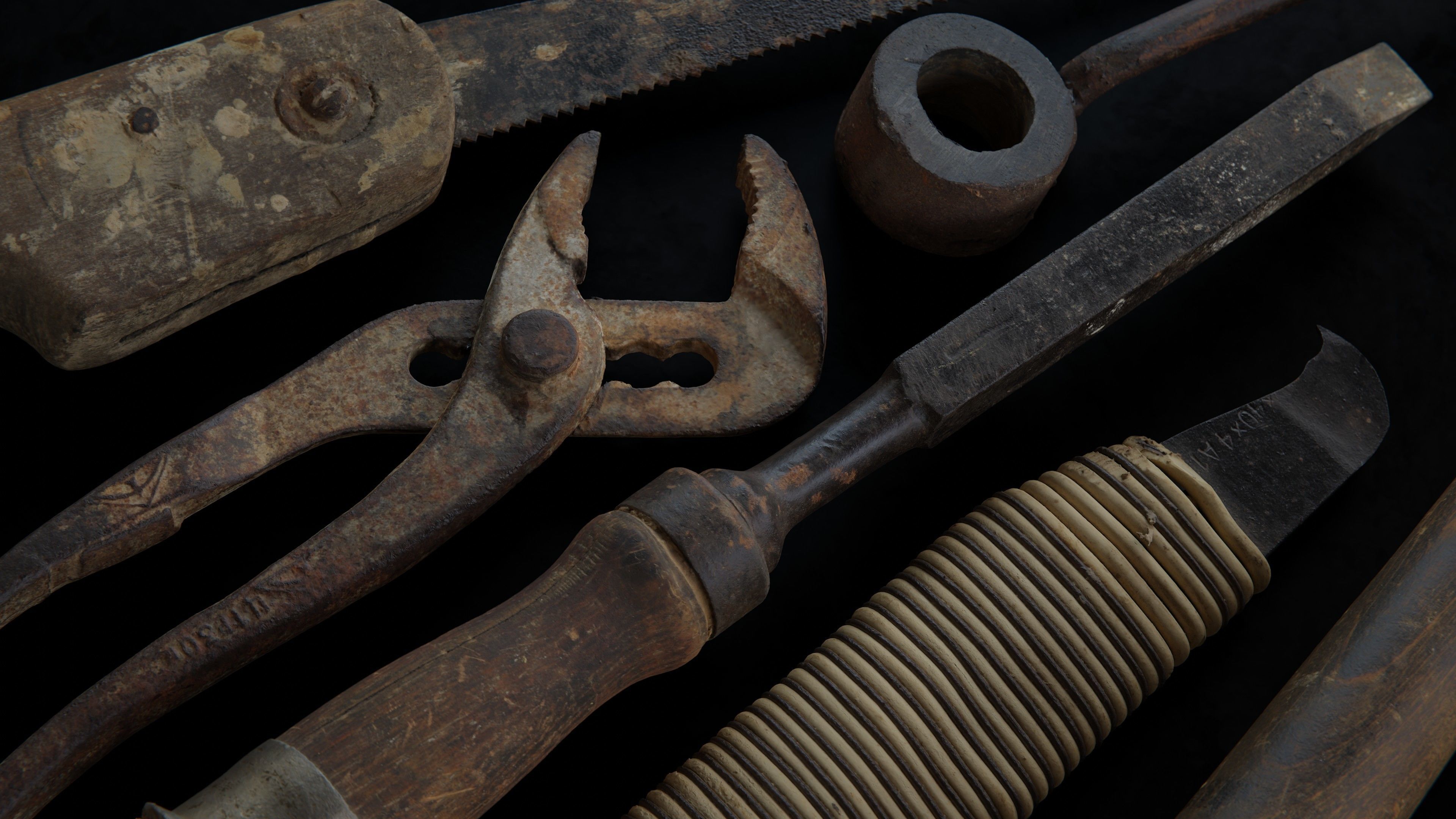 USCANS Tools set 4 Low-poly 3D model_4