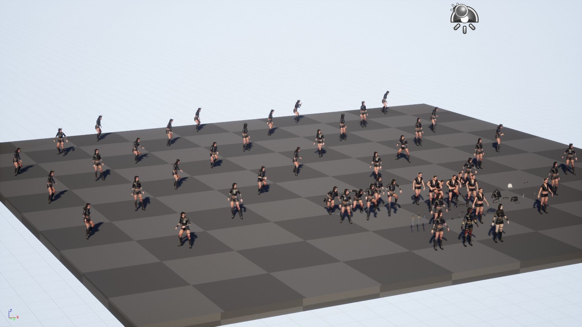 Elf Hunter Low-poly 3D model_43