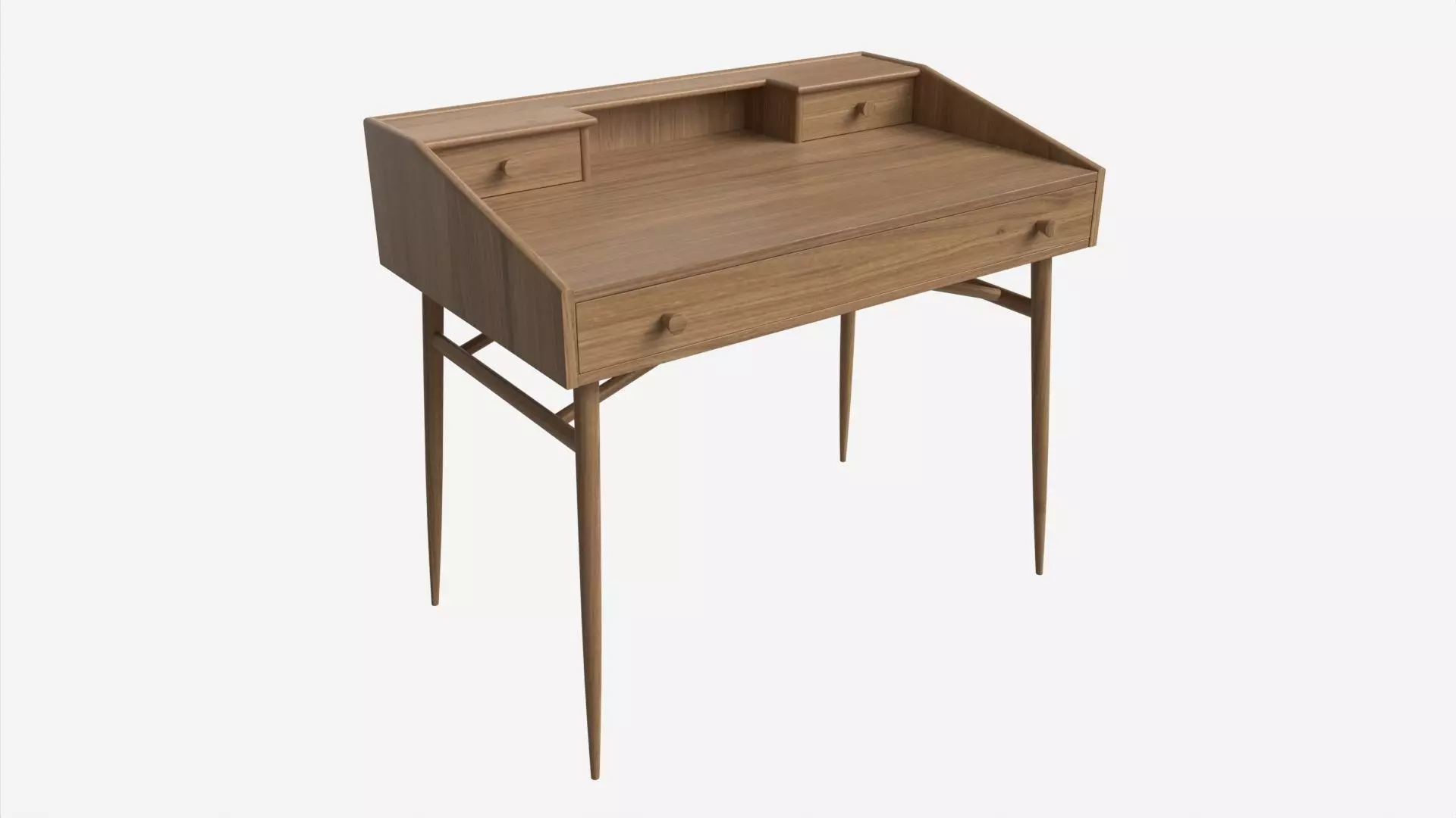 Desk Ercol Shalstone John Lewis 3D model_0