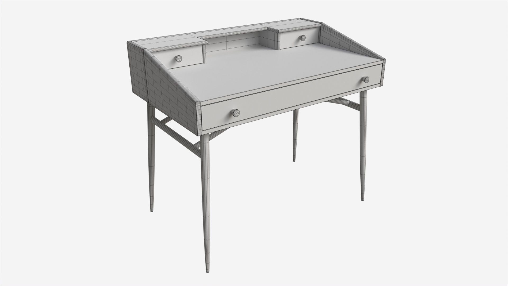 Desk Ercol Shalstone John Lewis 3D model_5