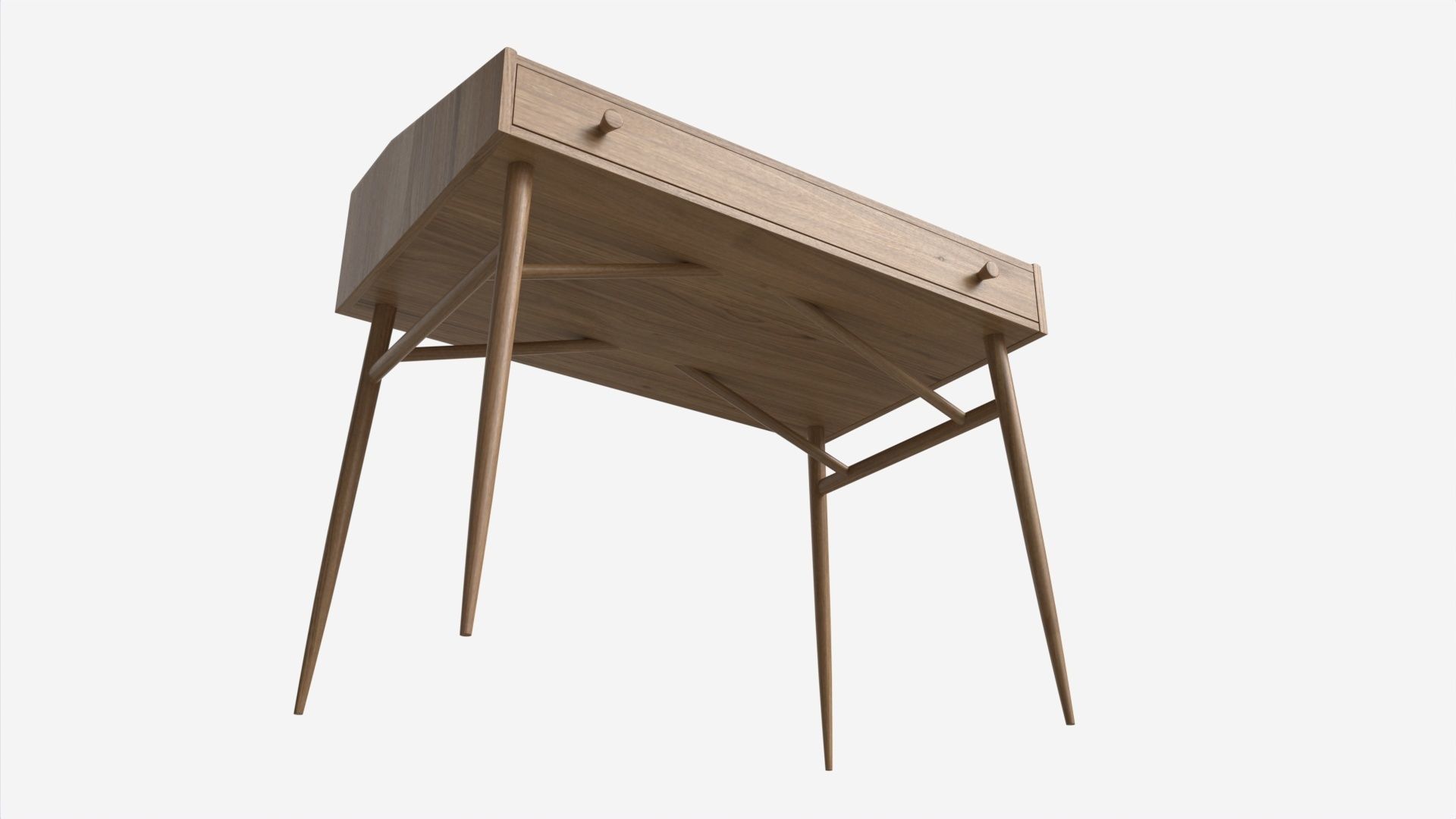 Desk Ercol Shalstone John Lewis 3D model CGTrader