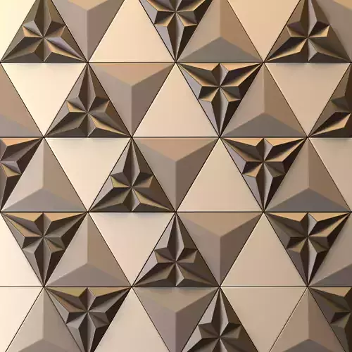 Panel3d Triangle 3D model