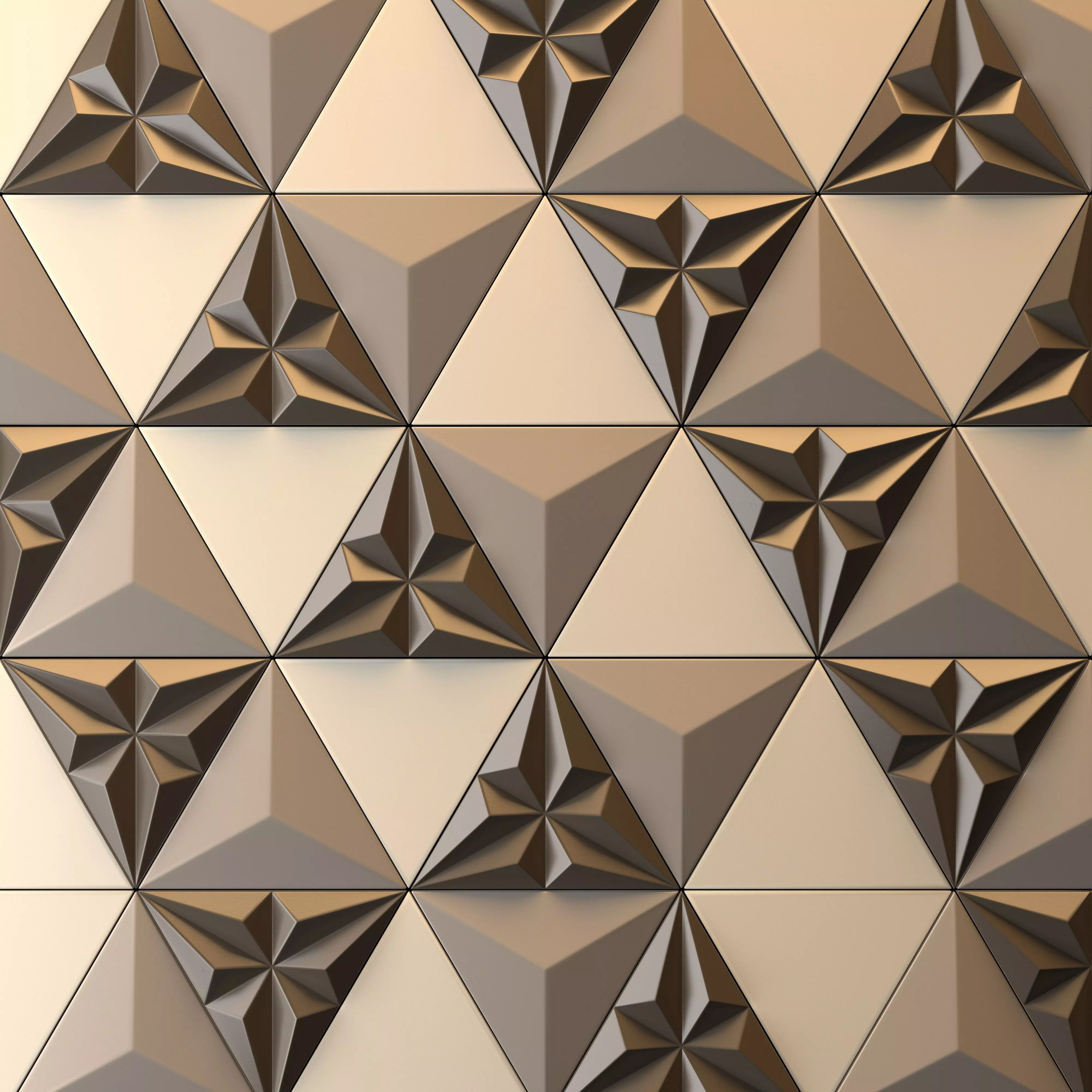Panel3d Triangle 3D model_0
