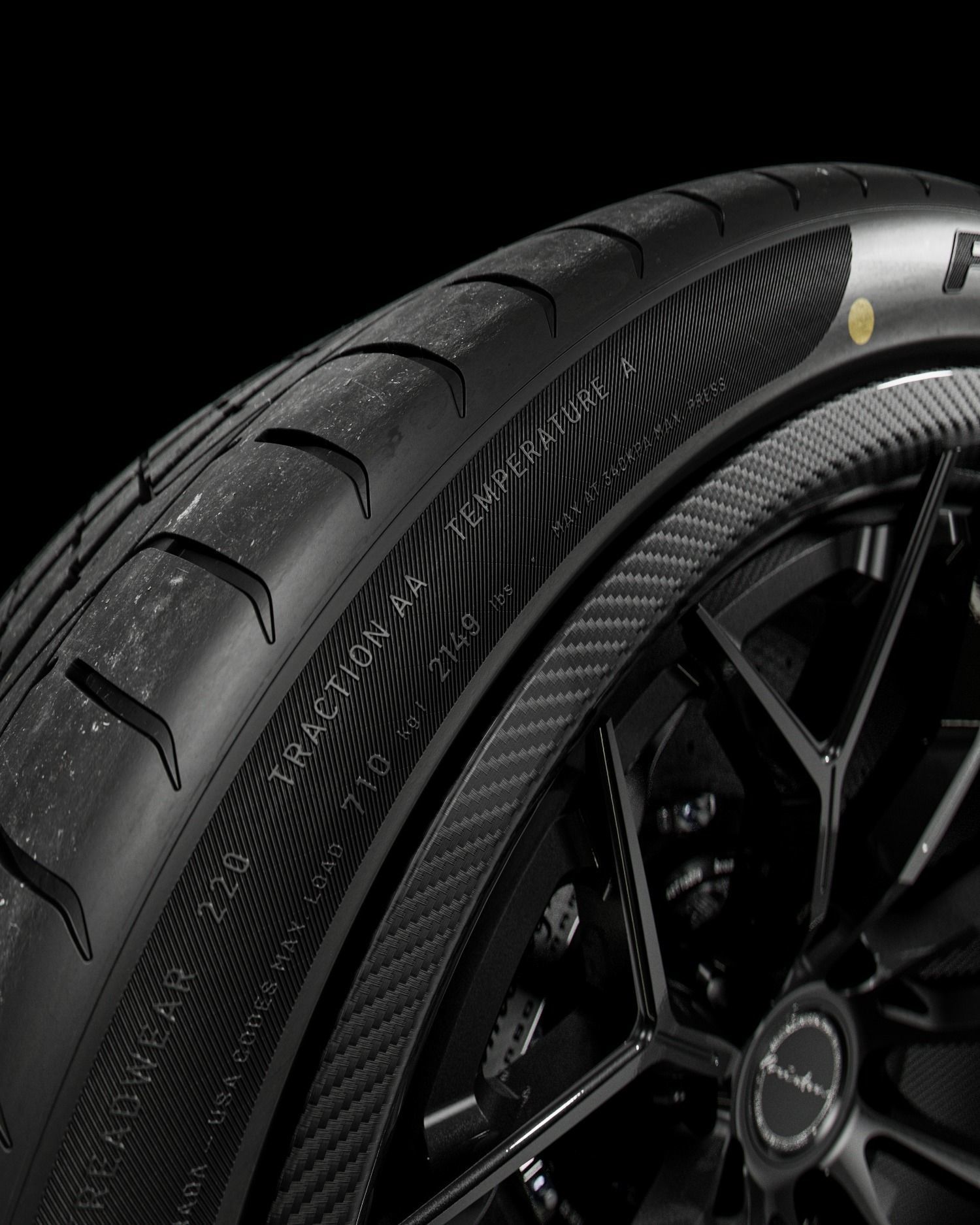 Pirelli P ZERO 255 30 ZR20 92Y Lambo Front 3D model_6