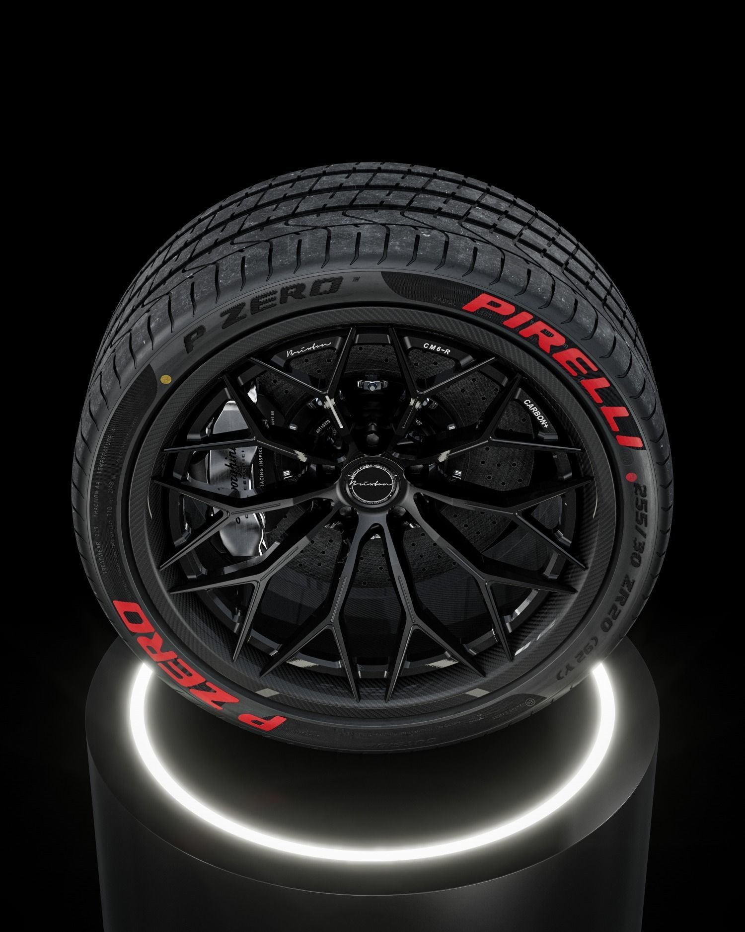 Pirelli P ZERO 255 30 ZR20 92Y Lambo Front 3D model_1
