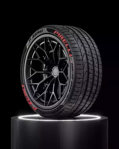 Pirelli P ZERO 255 30 ZR20 92Y Lambo Front 3D model