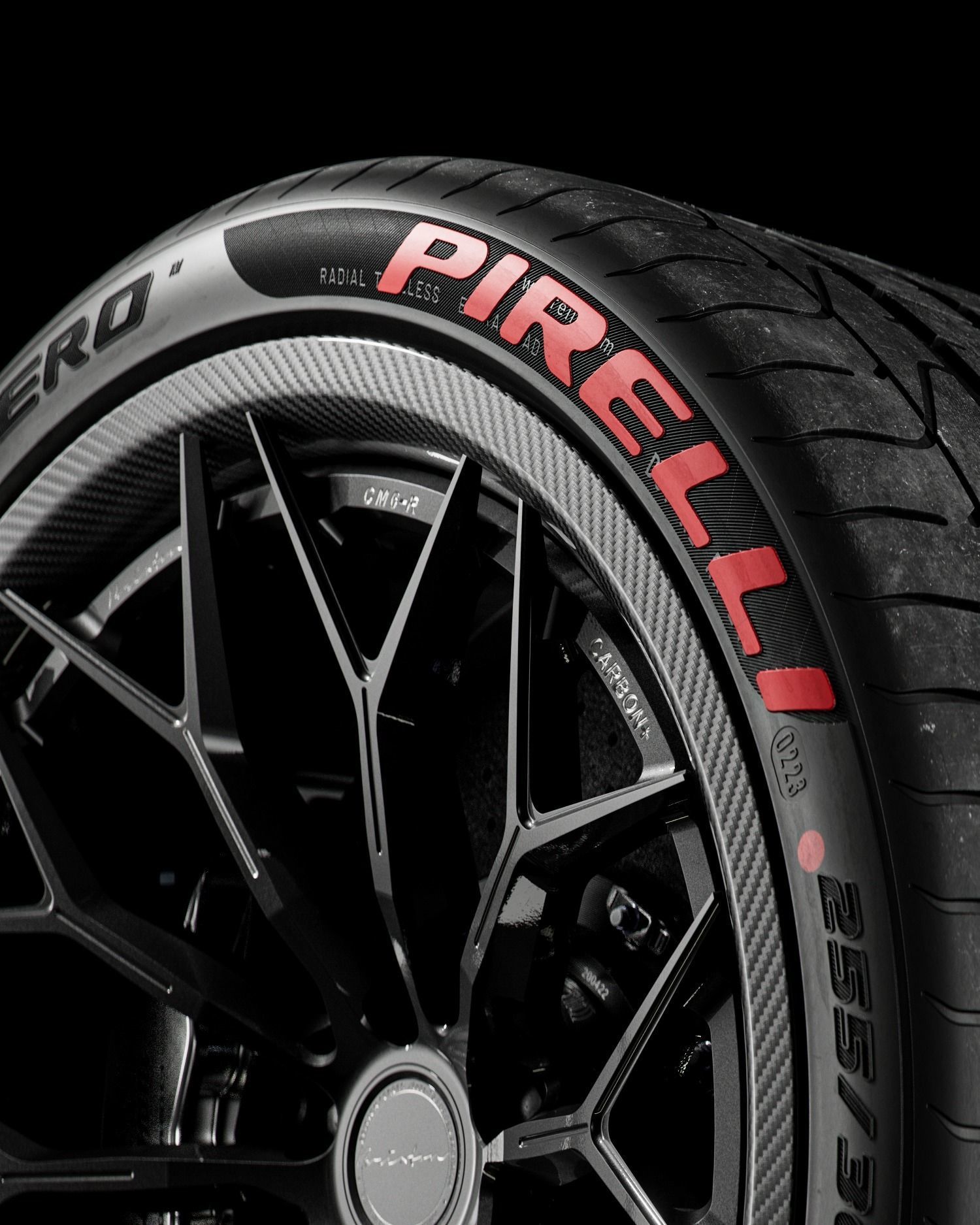 Pirelli P ZERO 255 30 ZR20 92Y Lambo Front 3D model_5